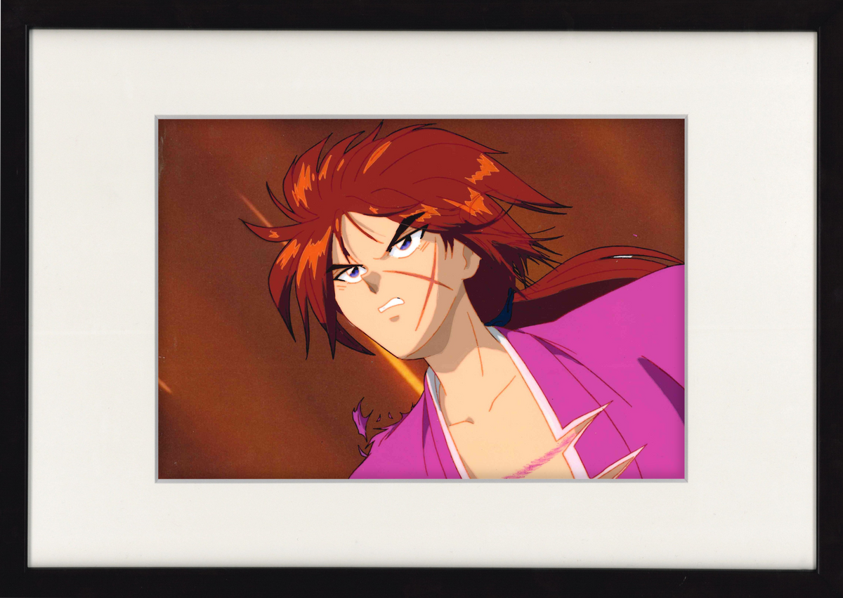 Rurouni Kenshin Original Cel, Douga and Background Copy (Kenshin
