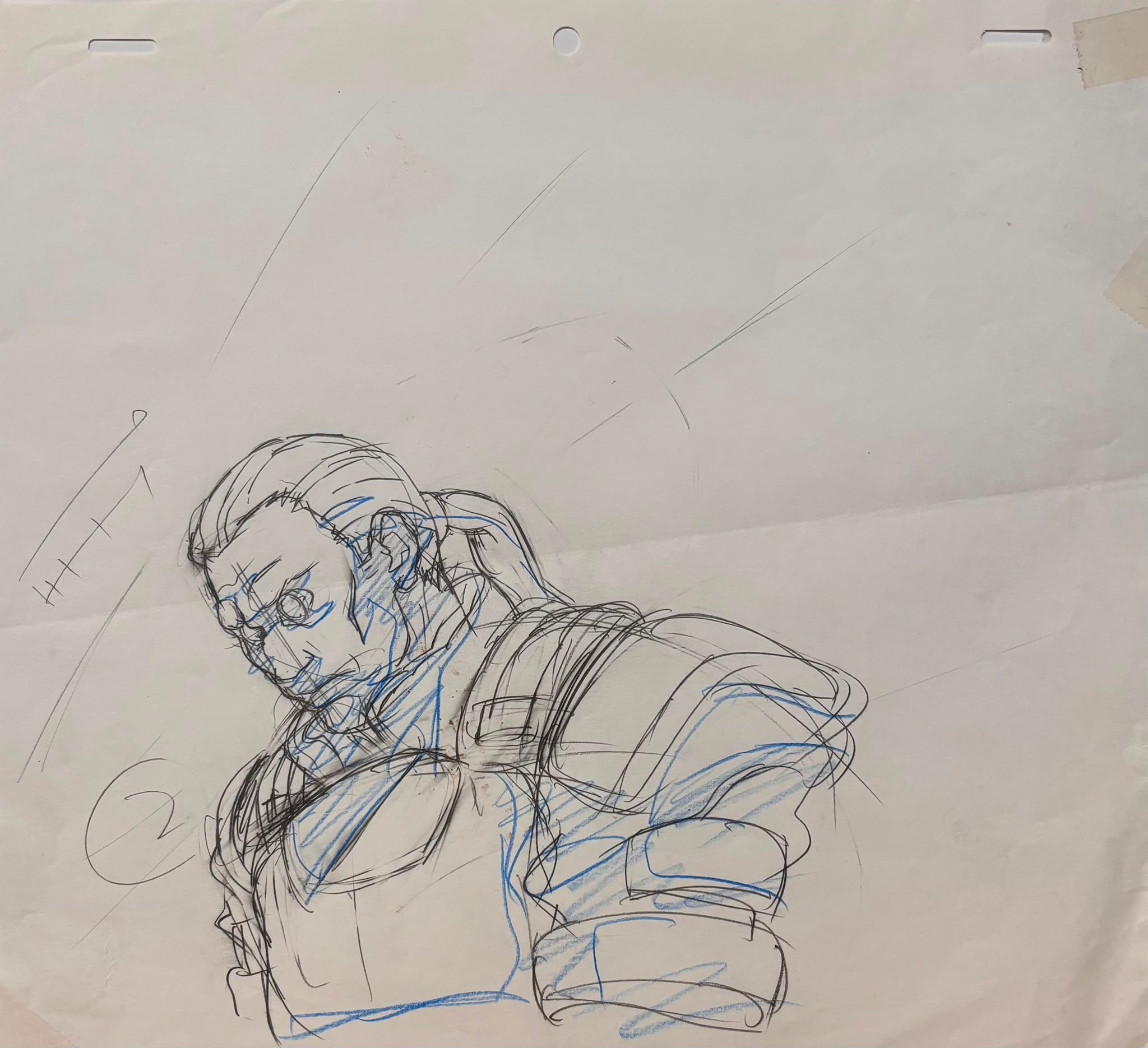 Ghost in the Shell Original Drawing (Batou Buttetsu)