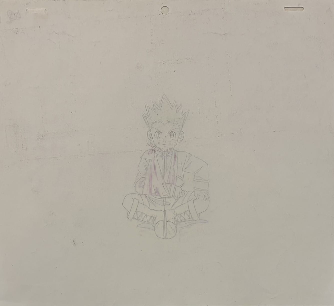 Hunter x Hunter Original Sketch, Cel and Background (Gon