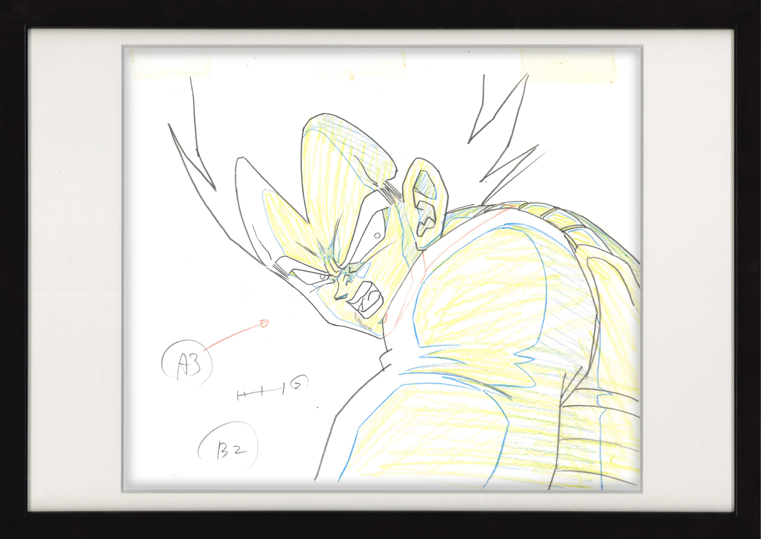 Dragon Ball Z Original Drawing (Vegeta)