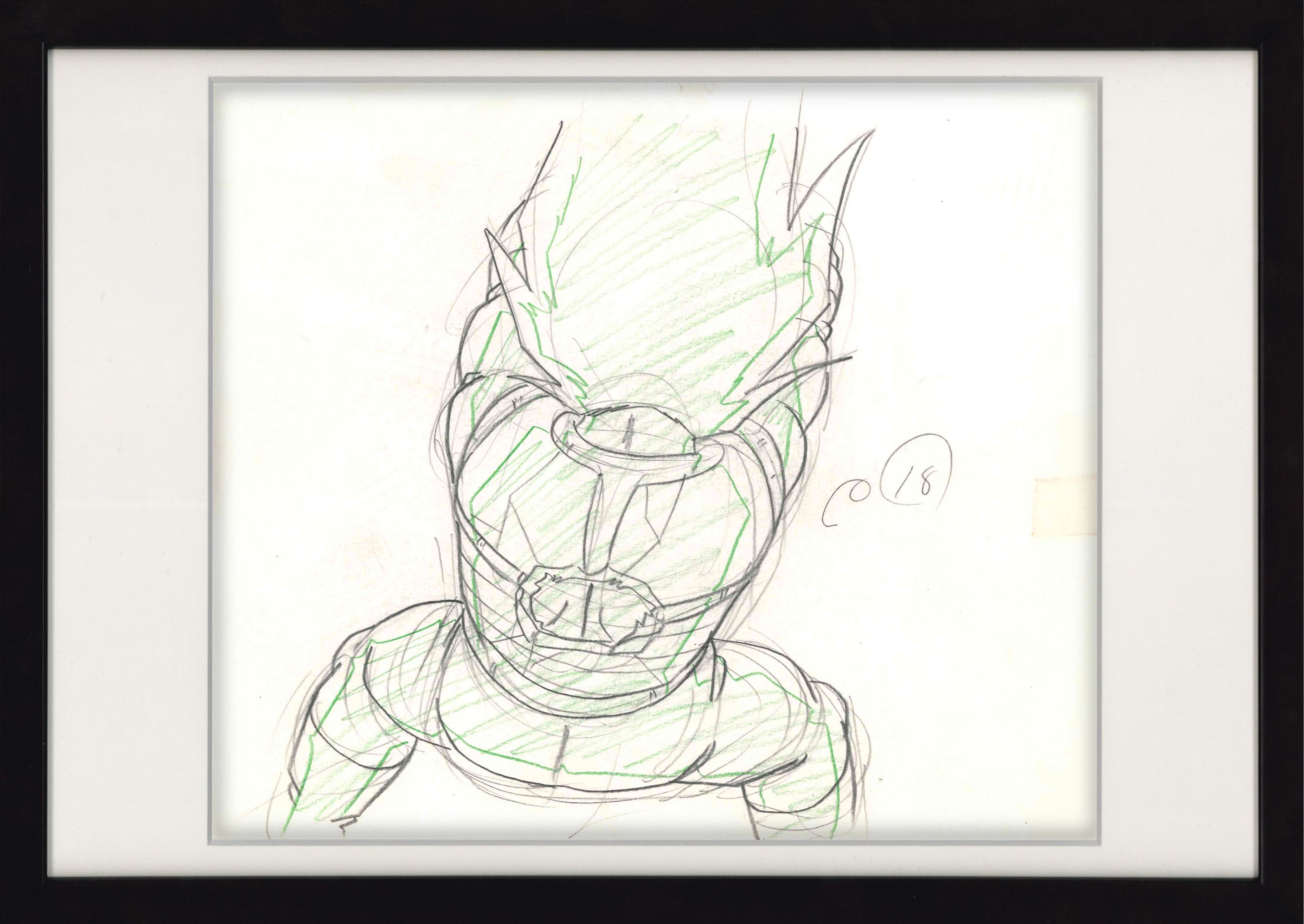 Dragon Ball Z Original Genga (Vegeta) 3-Piece Set