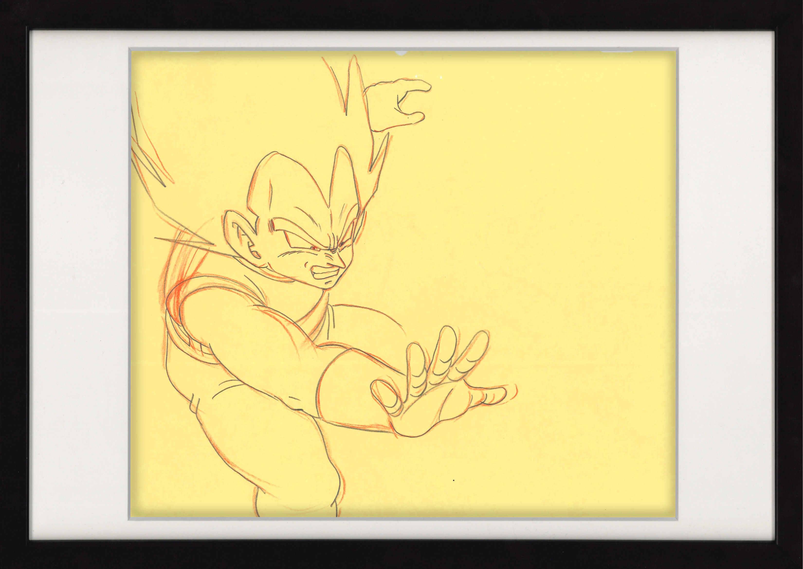 Dragon Ball Z Original Genga (Vegeta) 3-Piece Set