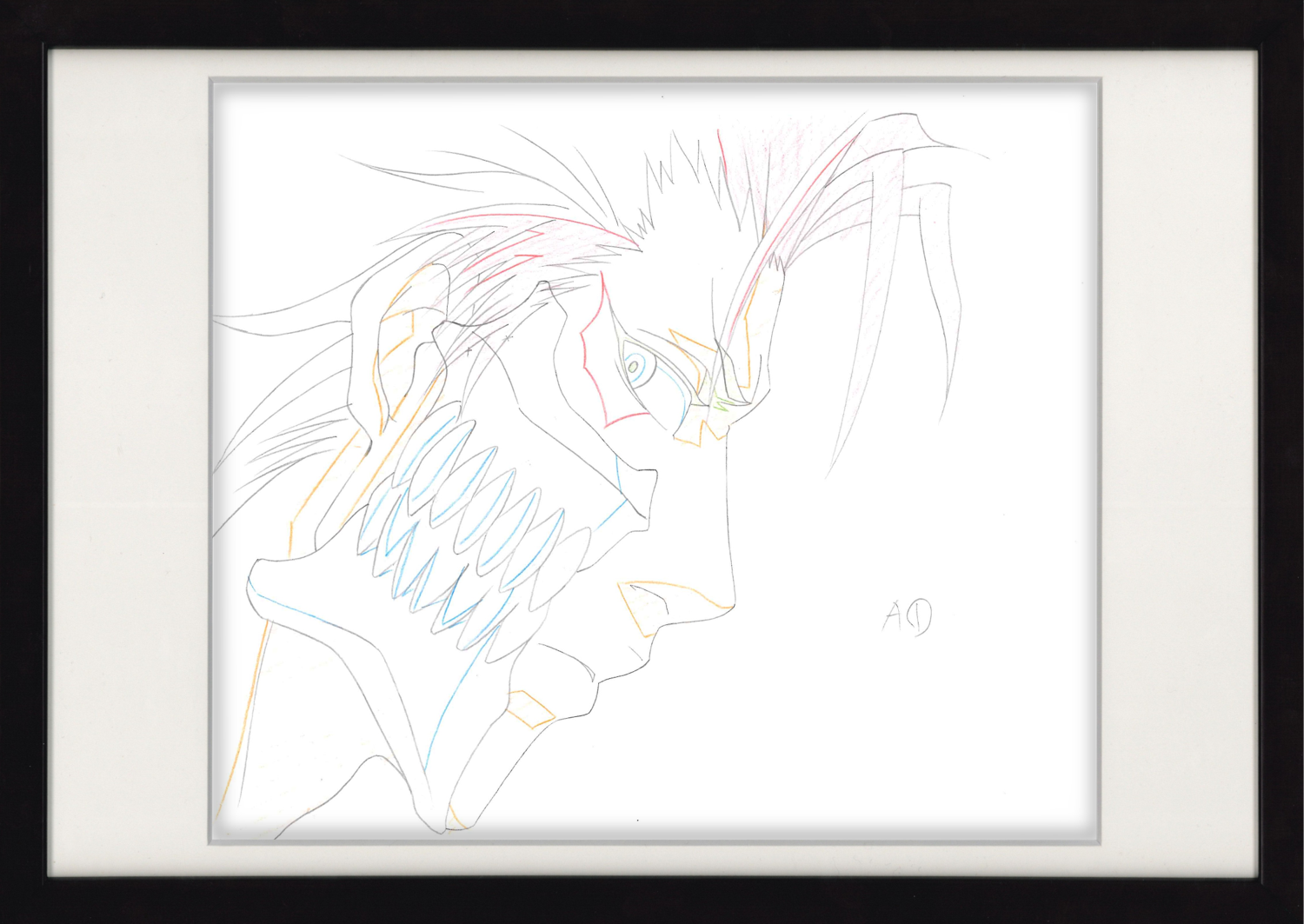 Bleach Original Drawing (Grimmjow) 2-page Set