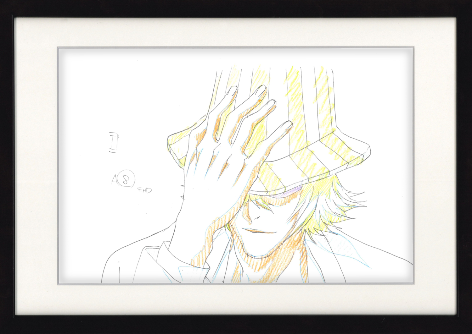 Bleach Original Drawing (Kisuke Urahara) 4-page Set