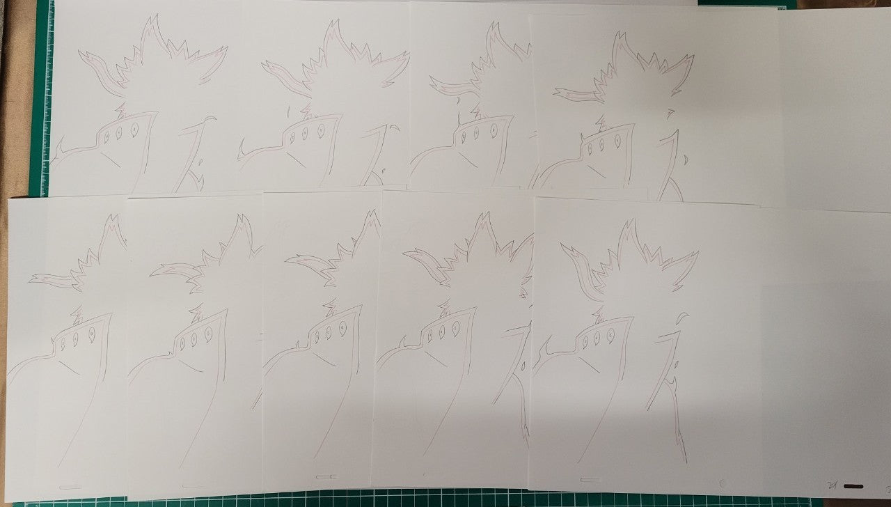 《火影忍者》原画（漩涡鸣人）