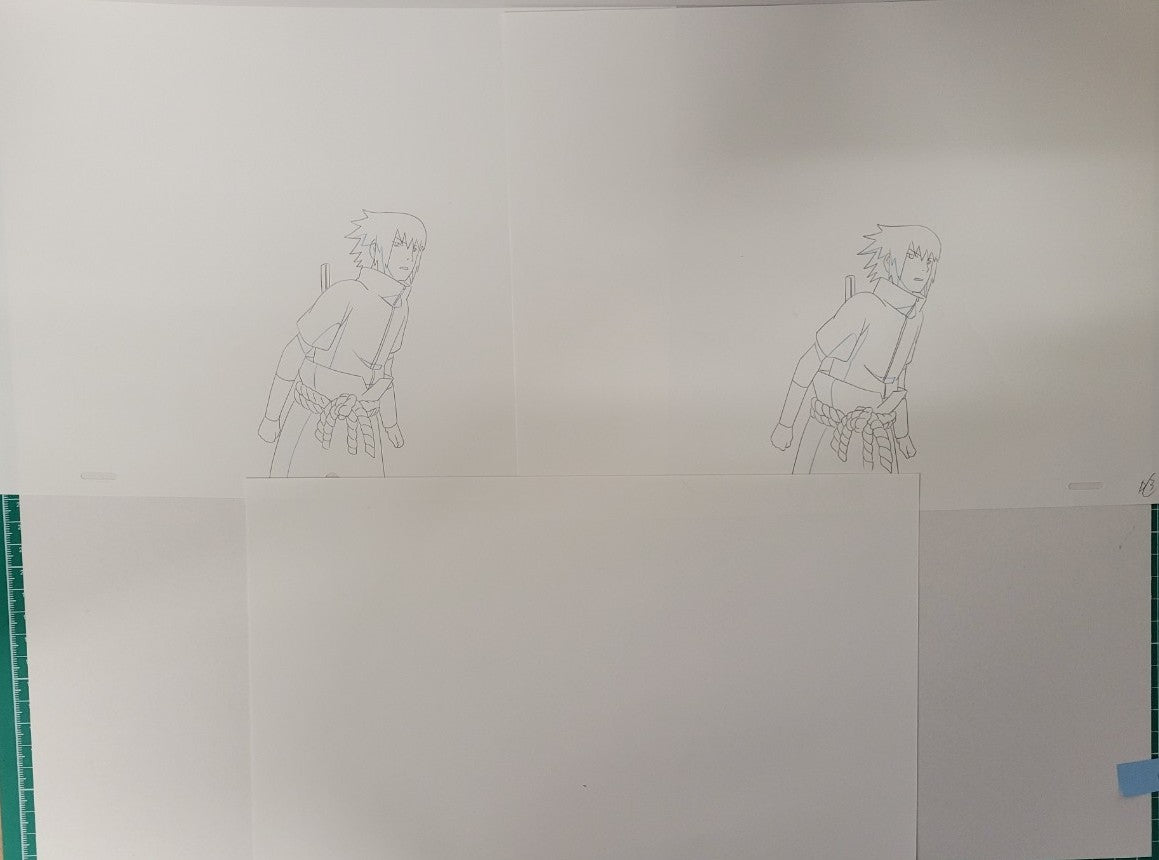 Boceto original de Naruto (Sasuke)