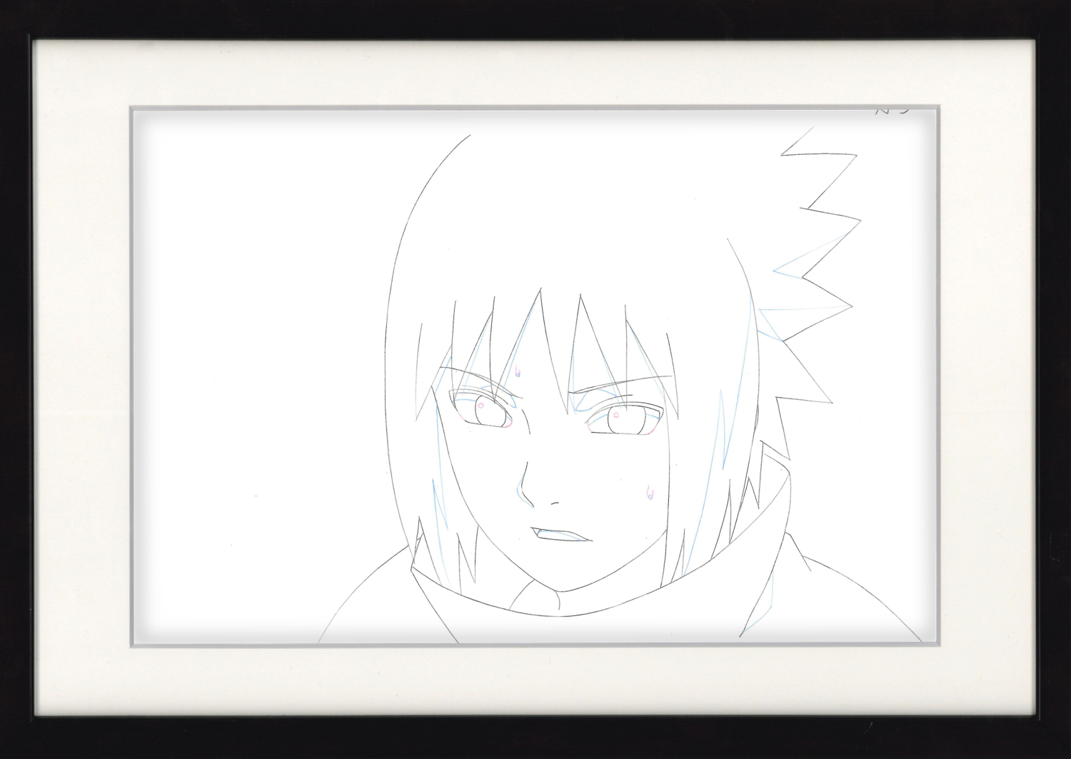 Naruto Original Drawing (Uchiha Sasuke) 2-page set