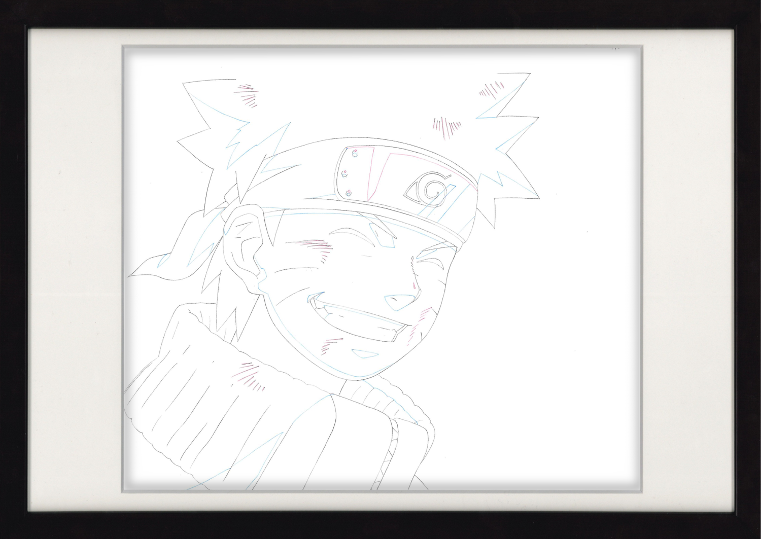 Naruto Original Drawing (Naruto Uzumaki) 2-page set