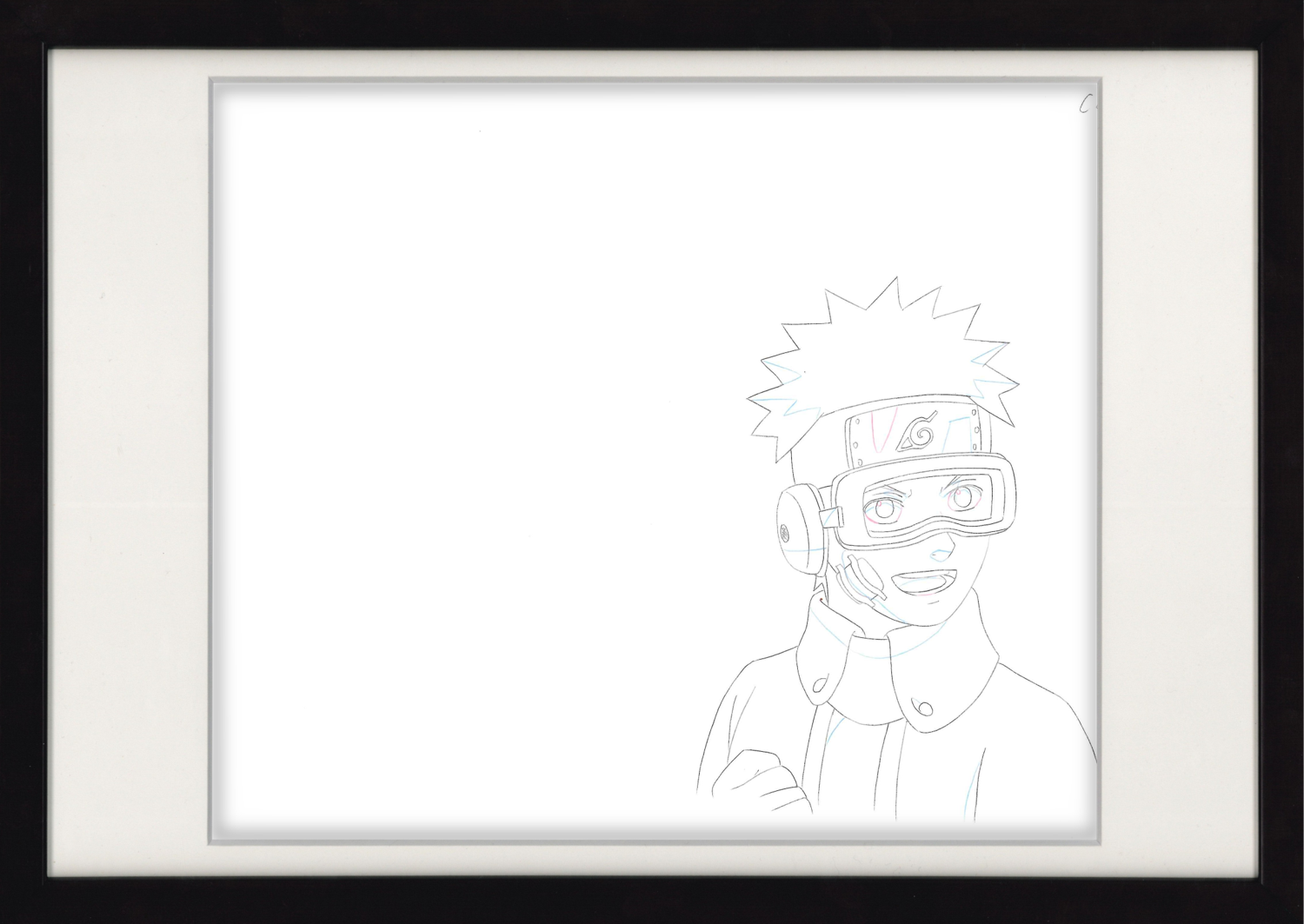 Naruto Shippuden Original Drawing (Obito Uchiha) 3-page Set