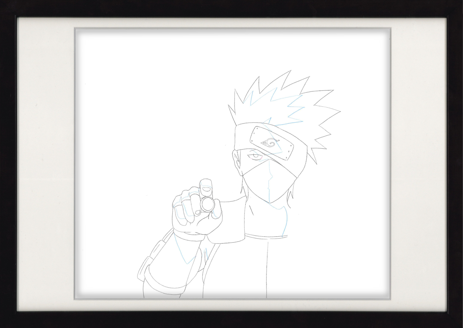 Naruto Shippuden Original Drawing (Kakashi Hatake) 4-page Set