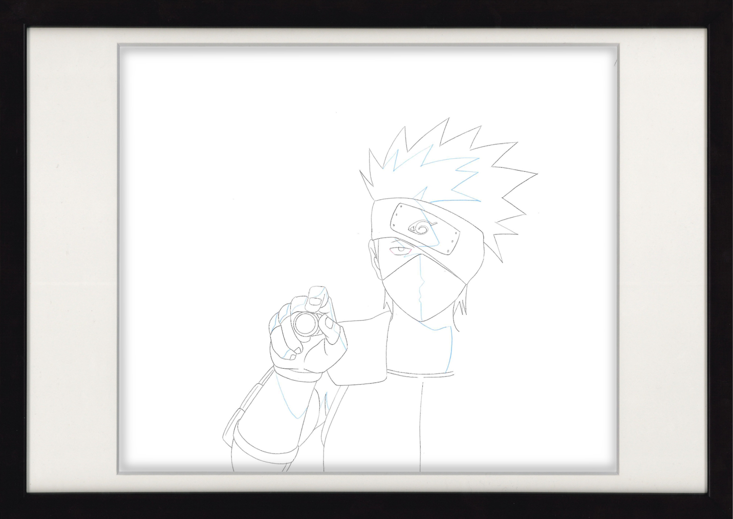 Naruto Shippuden Original Drawing (Kakashi Hatake) 3-page Set