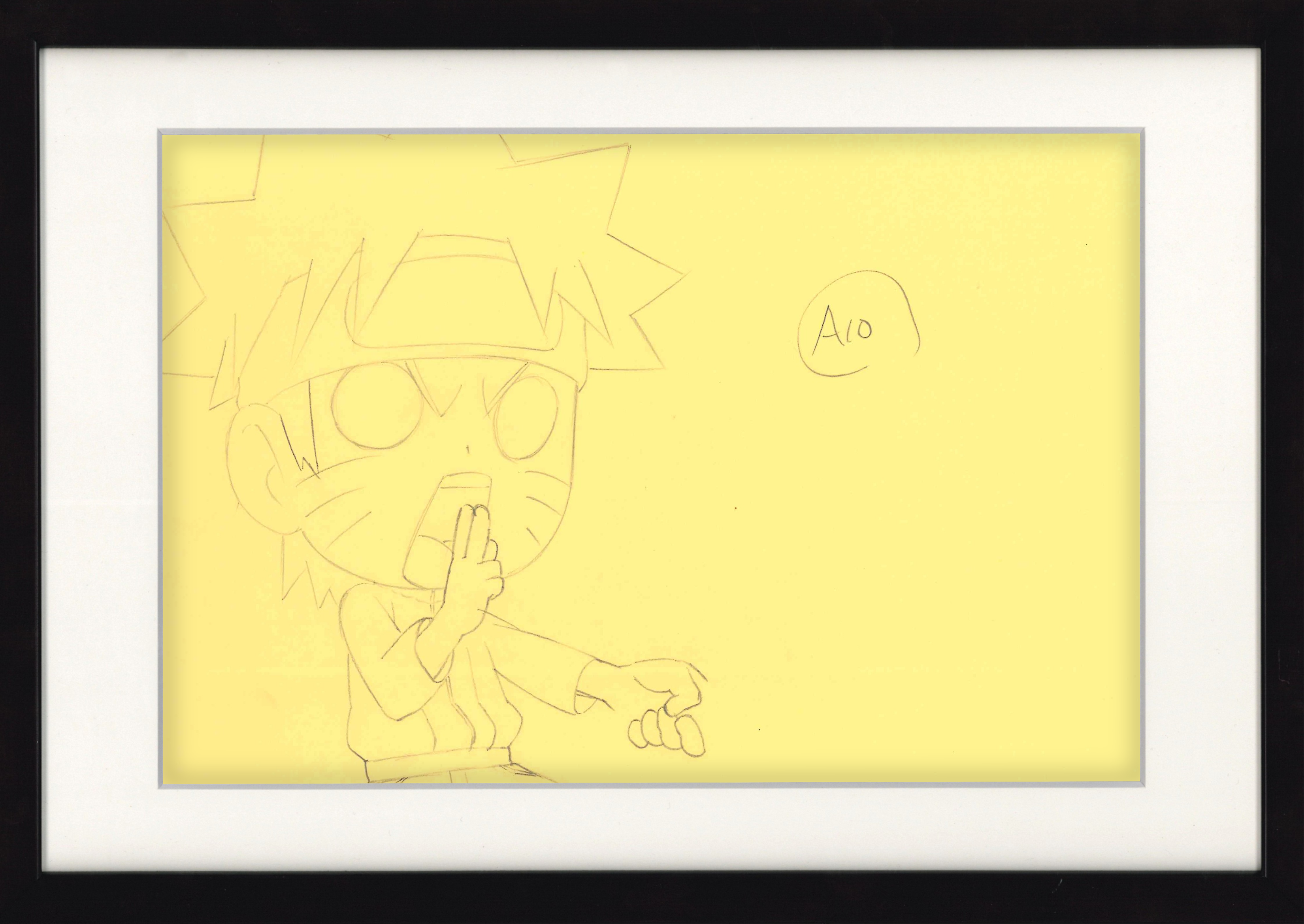 NARUTO Spin-Off: Rock Lee & His Ninja Pals Original Drawing (Naruto Uzumaki) 3-page Set