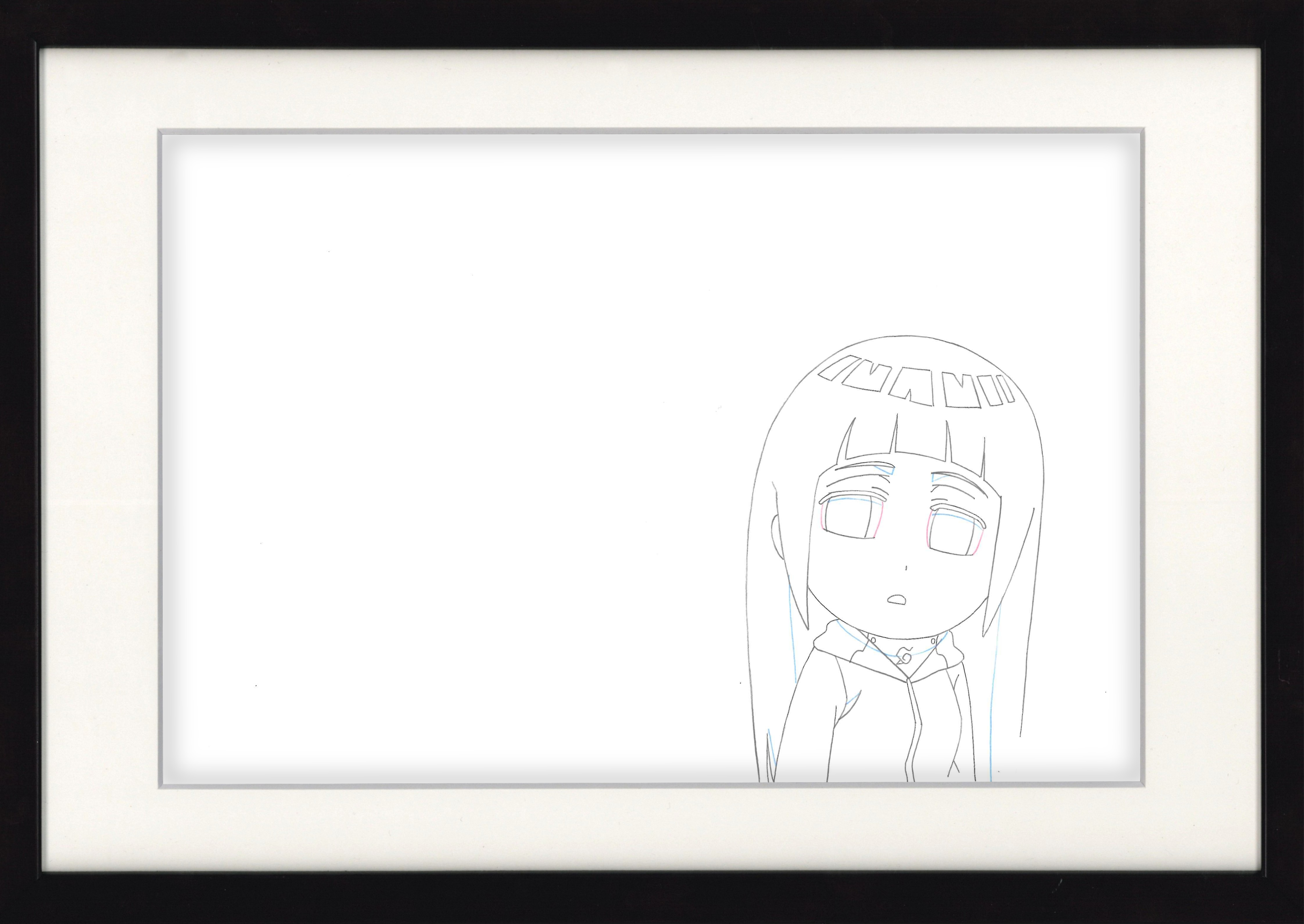 NARUTO Spin-Off: Rock Lee & His Ninja Pals Original Drawing (Hinata Hyuga)