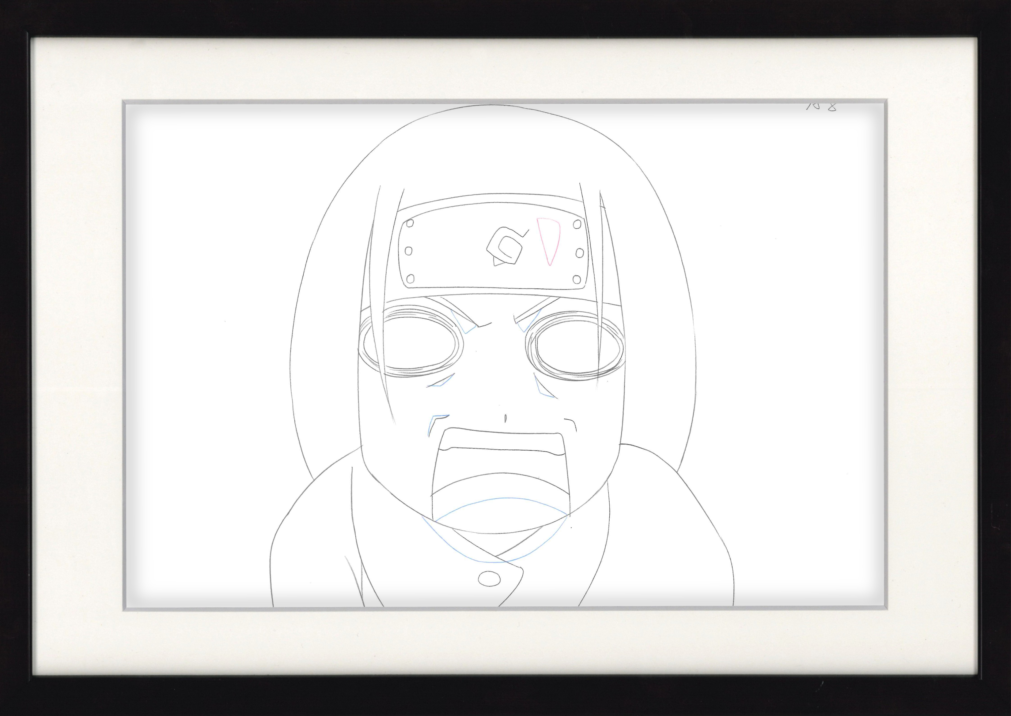 NARUTO Spin-Off: Rock Lee & His Ninja Pals Original Drawing (Neji Hyuga) 3-page Set