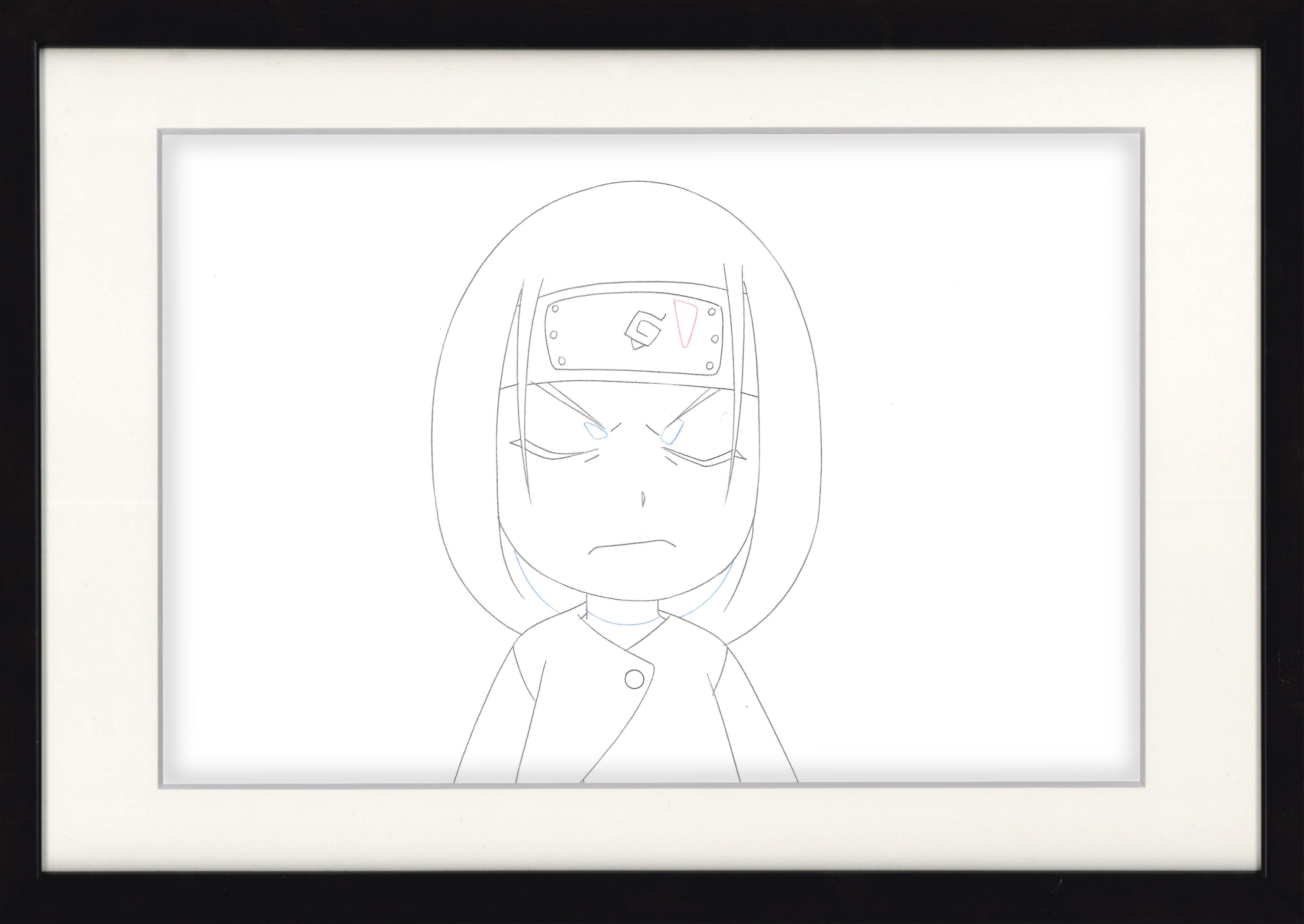 NARUTO Spin-Off: Rock Lee & His Ninja Pals Original Drawing (Neji Hyuga)