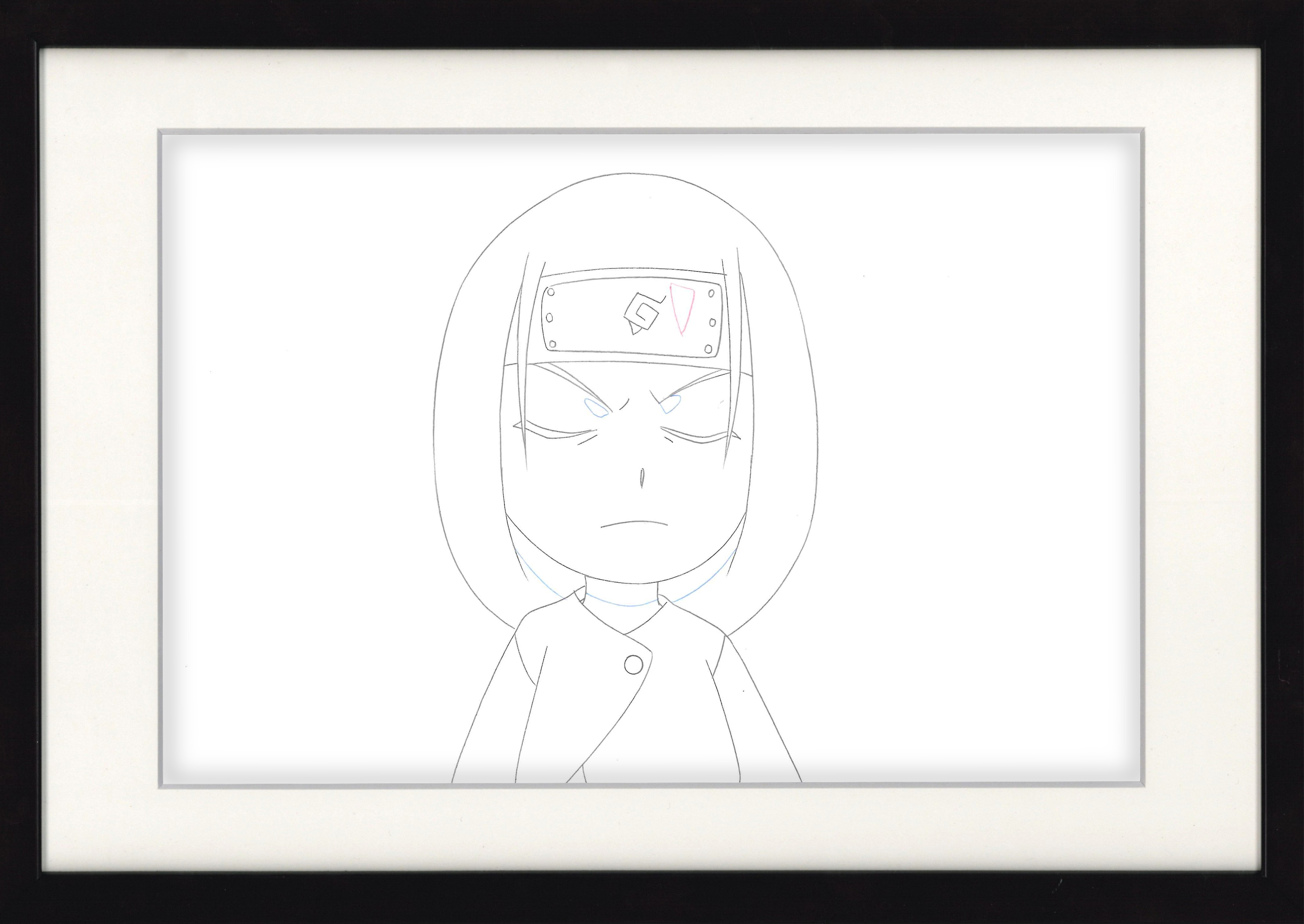 NARUTO Spin-Off: Rock Lee & His Ninja Pals Original Drawing (Neji Hyuga) 2-page Set