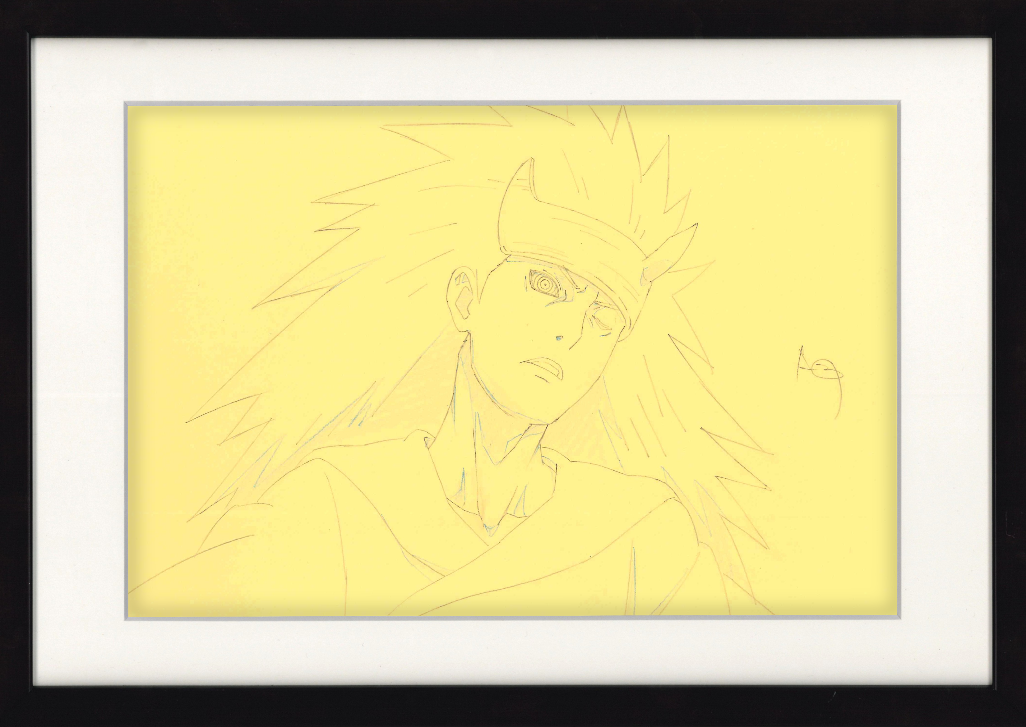Boceto original de Naruto (Madara Uchiha)