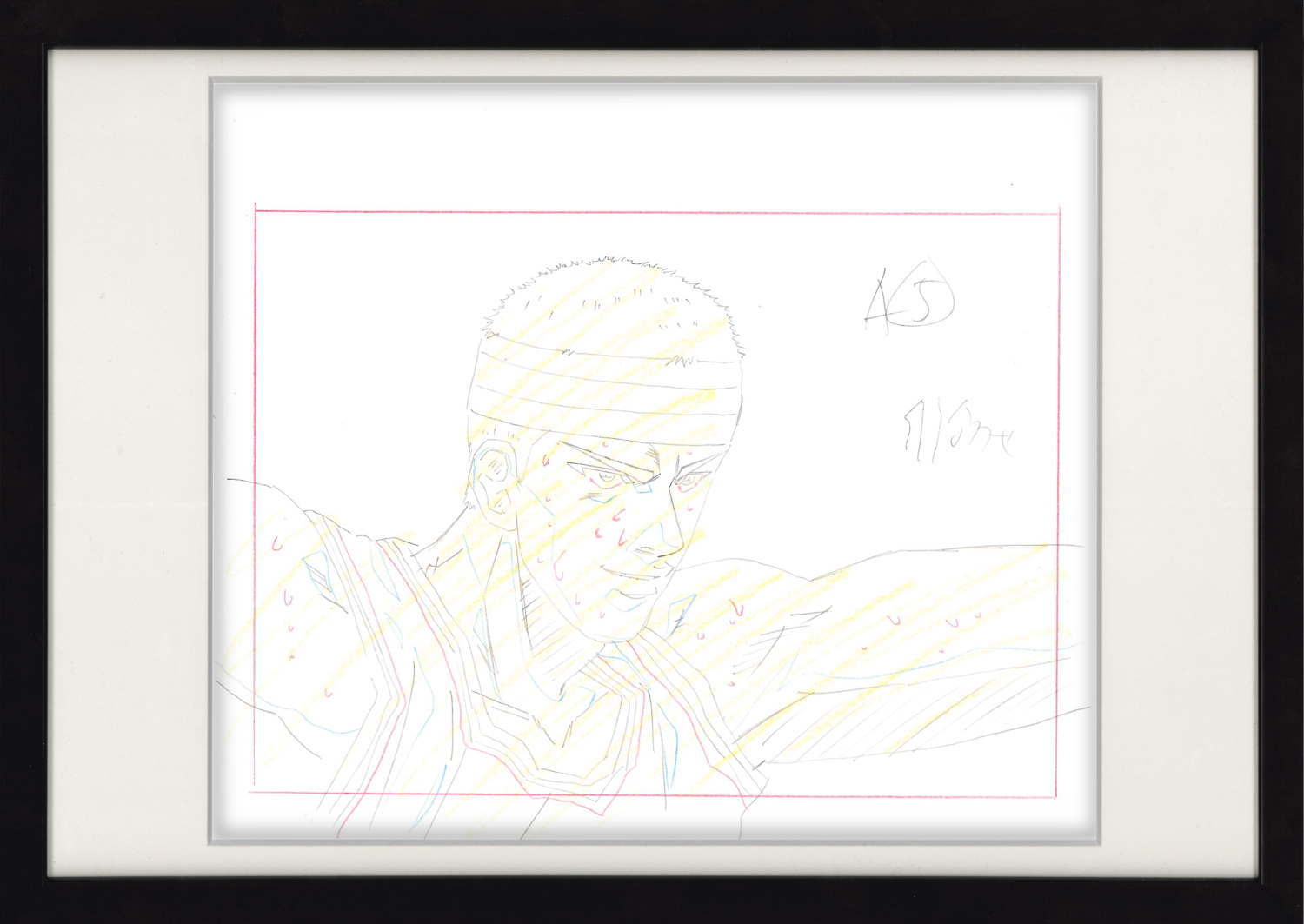 Slam Dunk Original Sketch (Sakuragi Hanamichi)