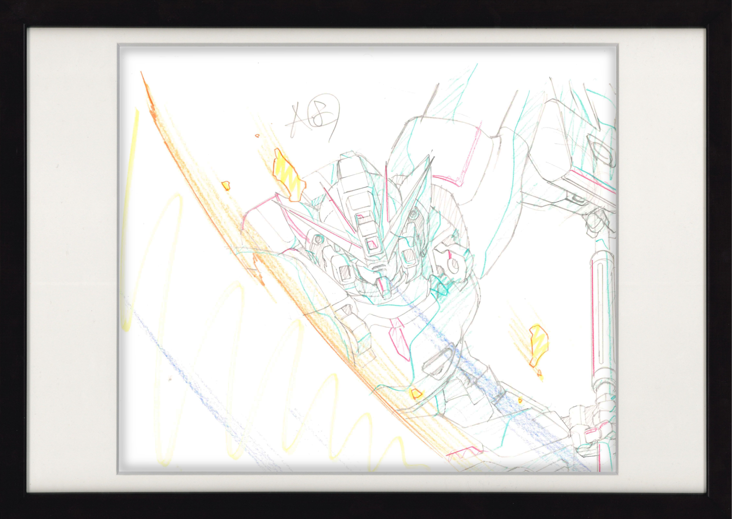 Gundam Wing: Endless Waltz Original Drawing (Altron Gundam EW) 2-page set