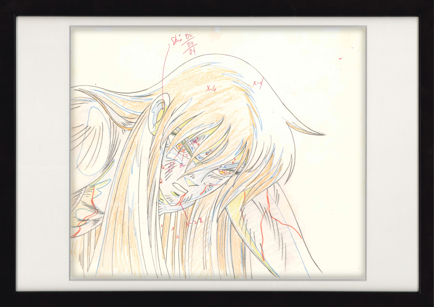 Saint Seiya Original Drawing (Dragon Shiryu)