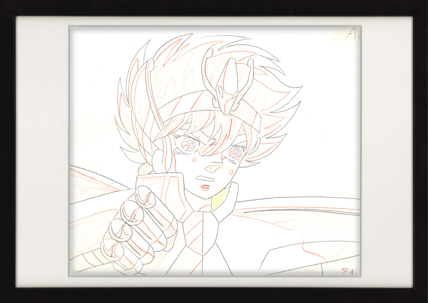 Saint Seiya Original Drawing (Pegasus Seiya)