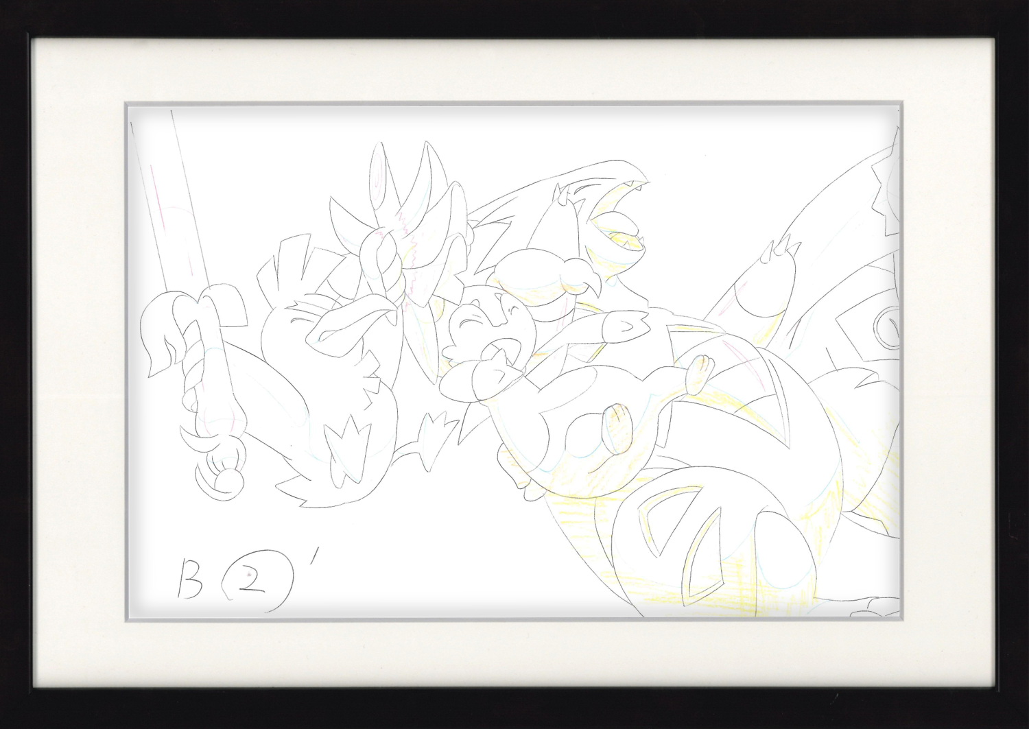 Pokemon Original Drawing (Sirfetch'd, Indeedee, Tyranitar, Darmanitan)