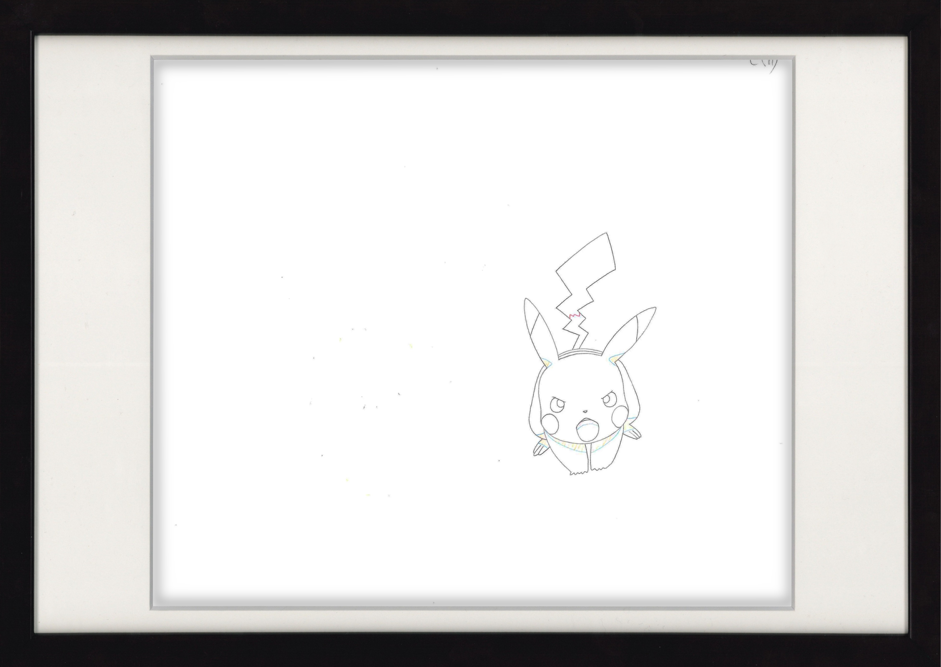 Pokemon Original Genga (Pikachu)