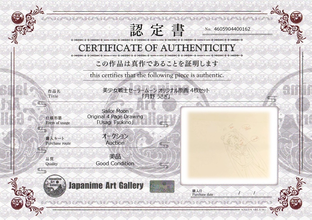 Sailor Moon Original Drawing (Serena Tsukino)