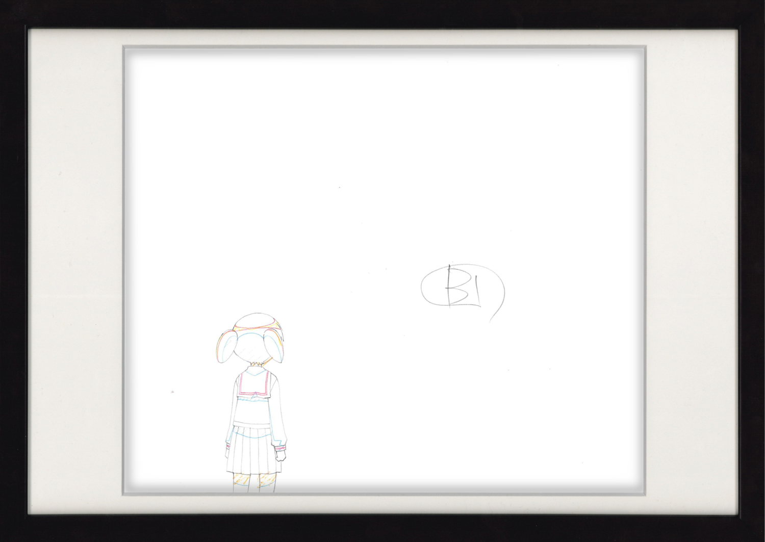 Azumanga Daioh Original Drawing (Mihama Cho) 4-page set