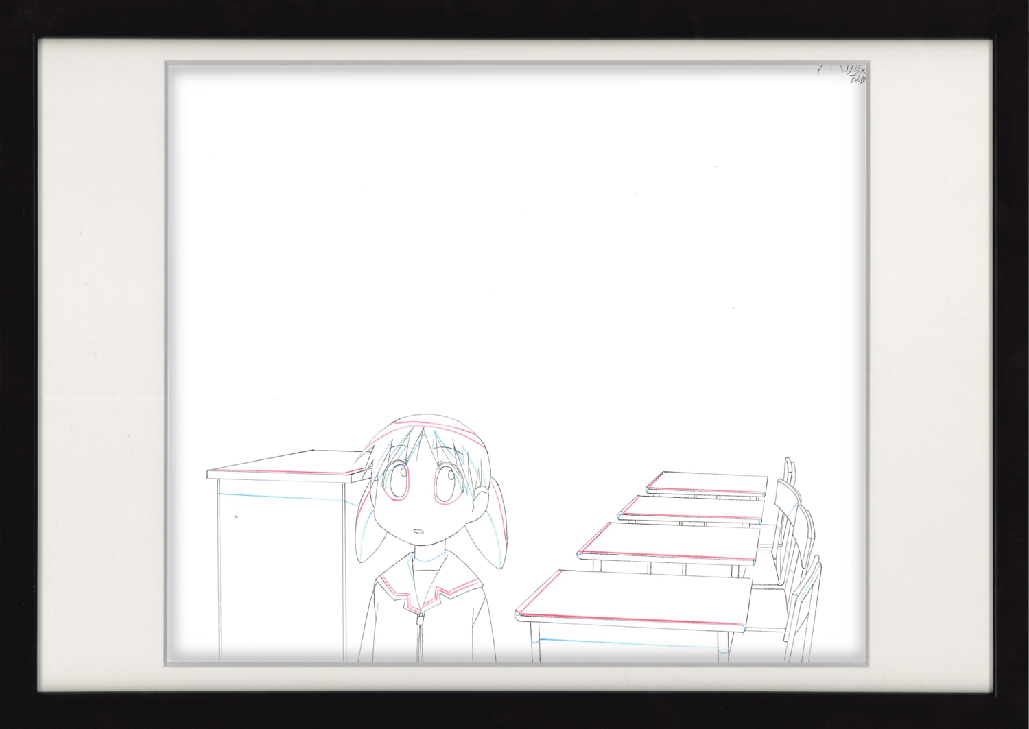 Azumanga Daioh (Chiyo Mihama, Ayumu Kasuga) Original Drawing 5-page Set