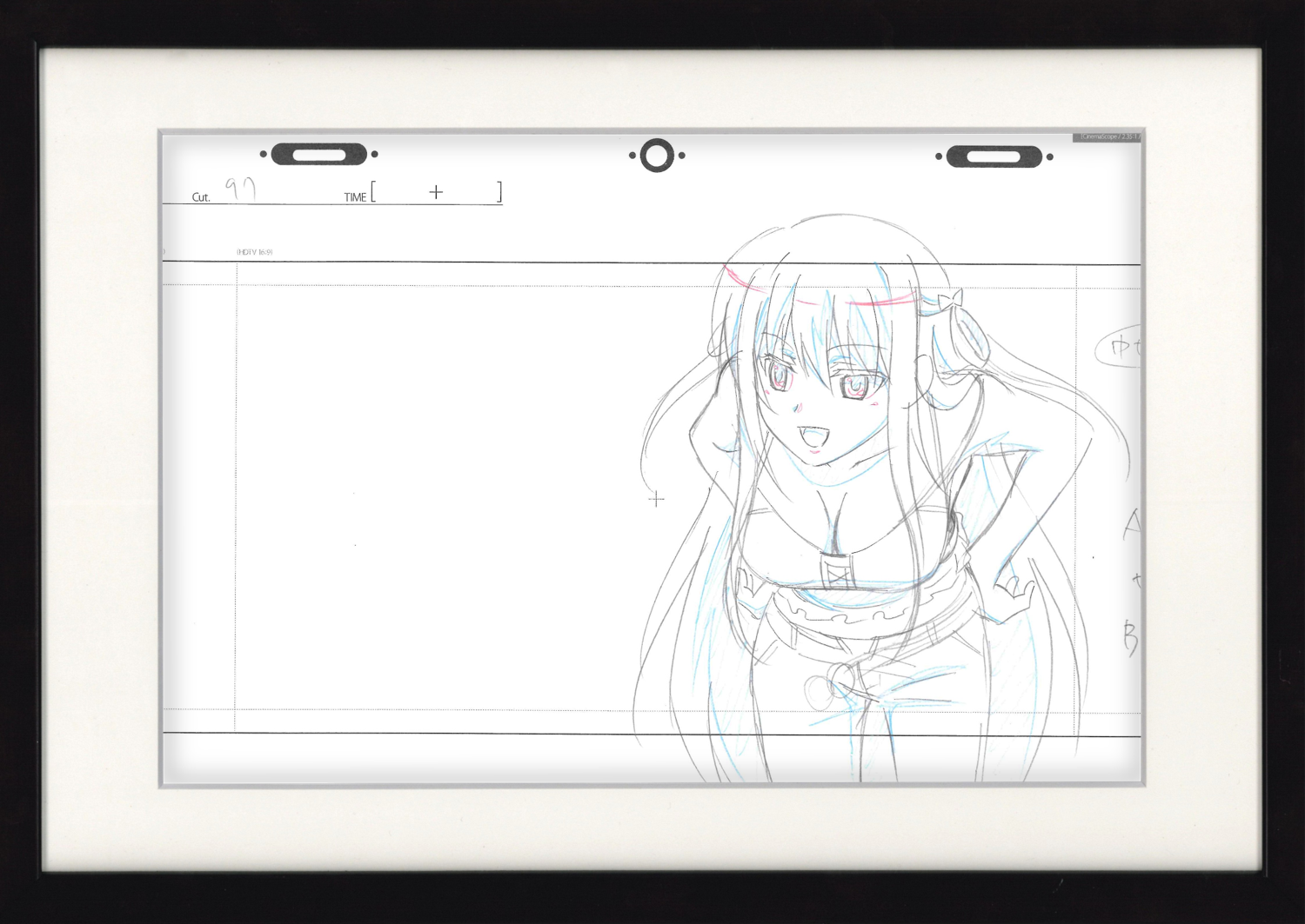 The Fruit of Grisaia Original Drawing (Amane Suou, Yuuji Kazami) 9-page Set
