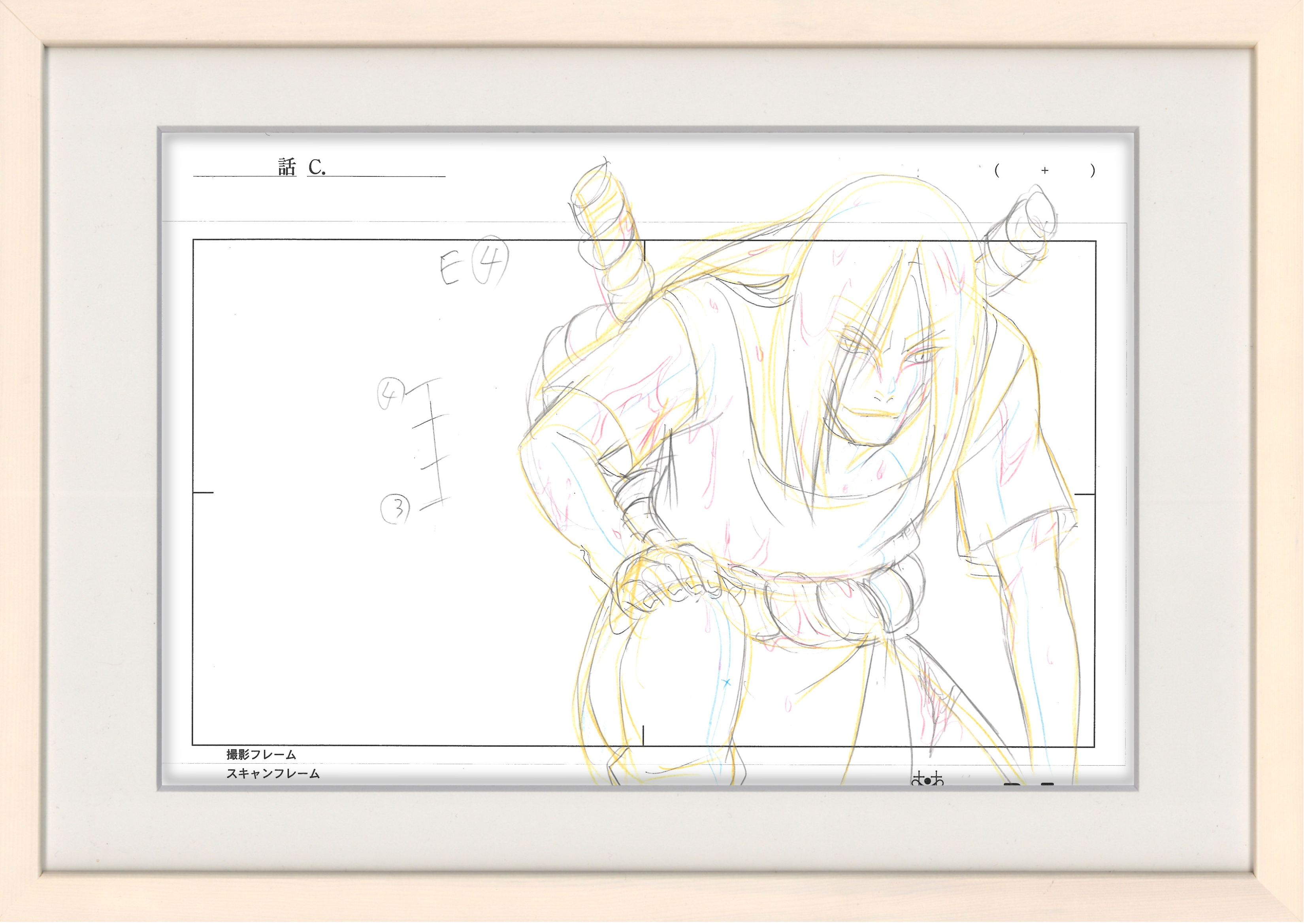 Naruto Shippuden Original Sketch (Orochimaru) 3 pages Set
