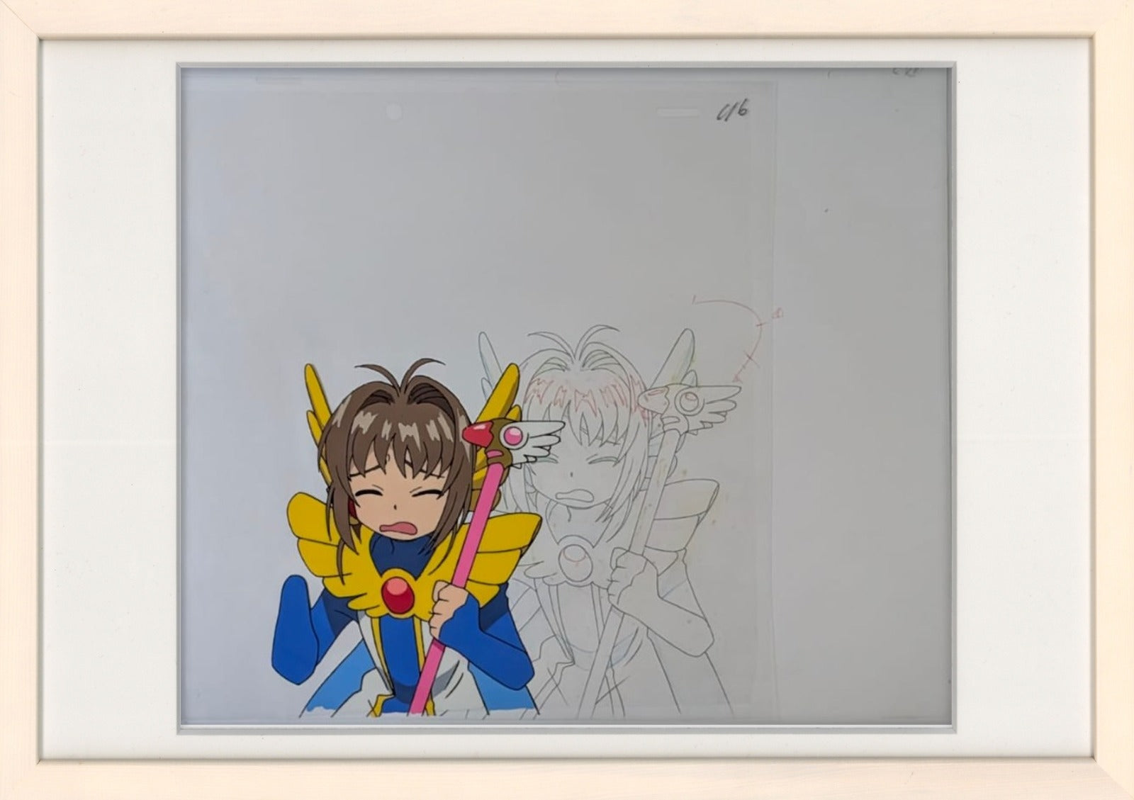 Cardcaptor Sakura Original Cel  & Drawing (Sakura Kinomoto)
