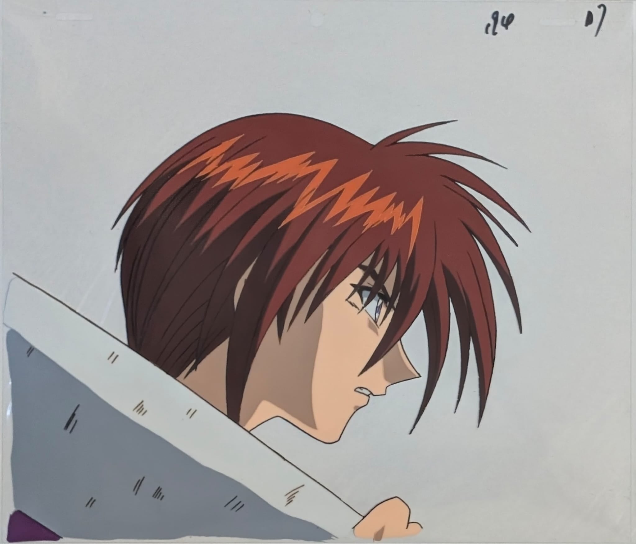 Rurouni Kenshin Original Cel, Drawing and Background Set (Himura Kenshin)