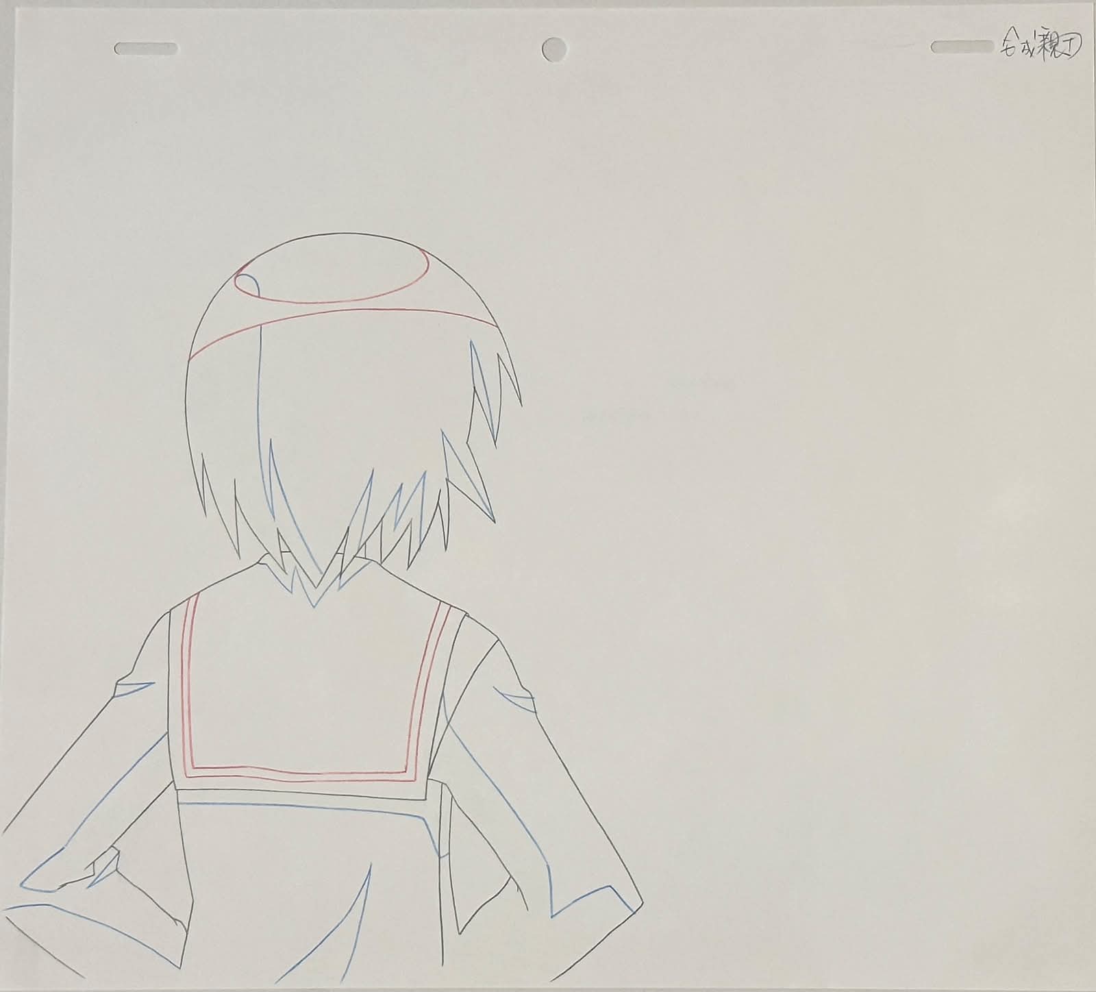 Azumanga Daioh Original Drawing 3 Page set (Kasuga Ayumu, Kagura)