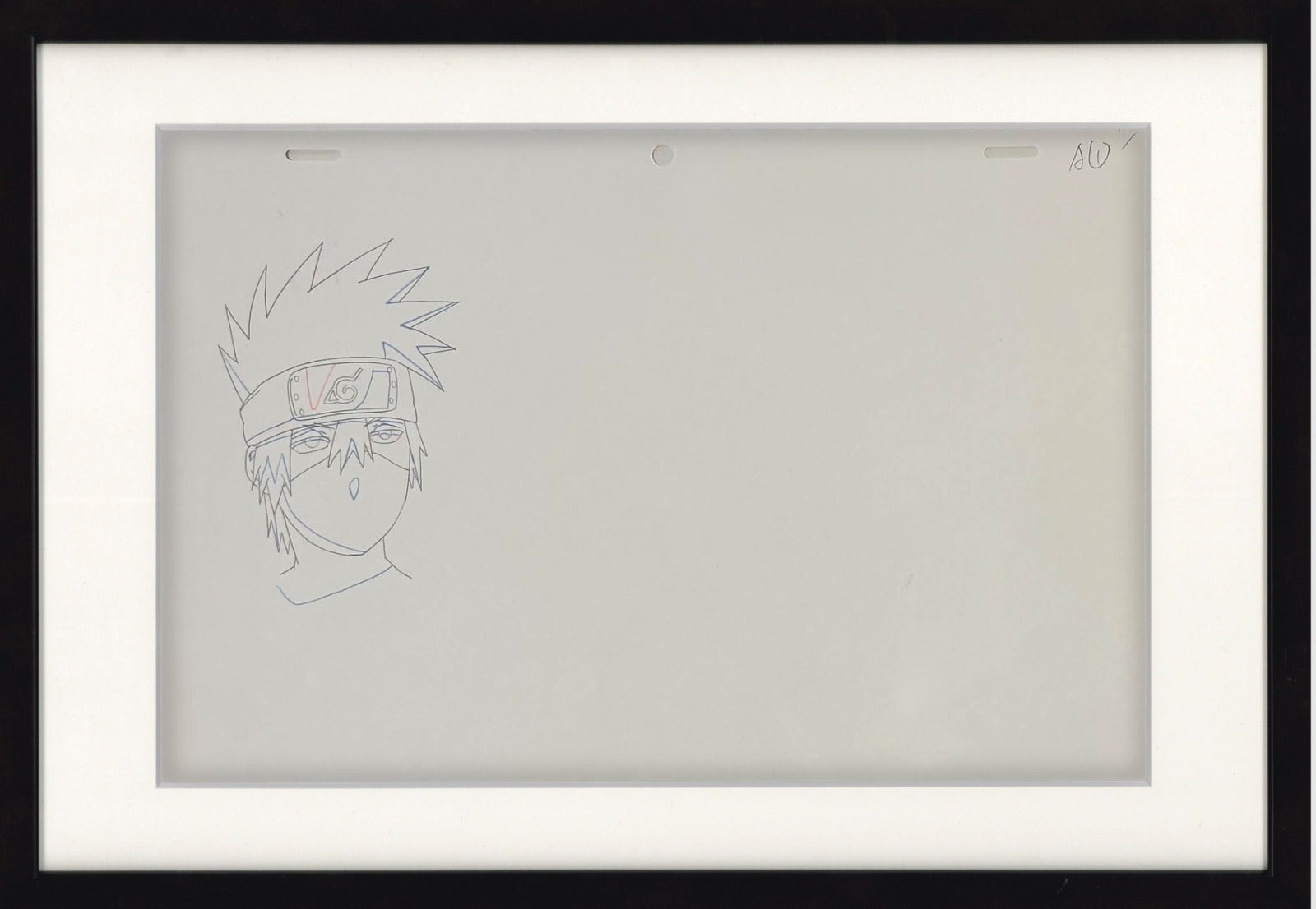 Naruto Shippuden Original Drawing (Kakashi Hatake) 3 page Set