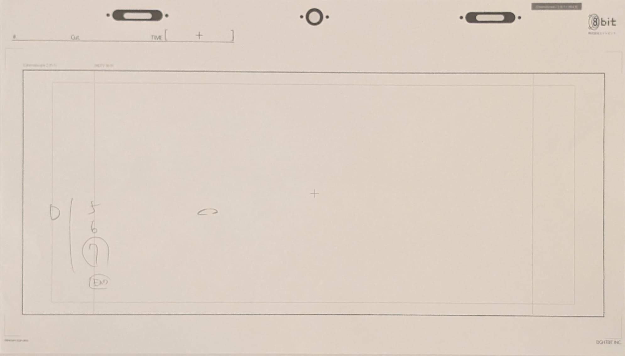 The Fruit of Grisaia Original Drawing (Amane Suou, Yuuji Kazami) 5-page Set