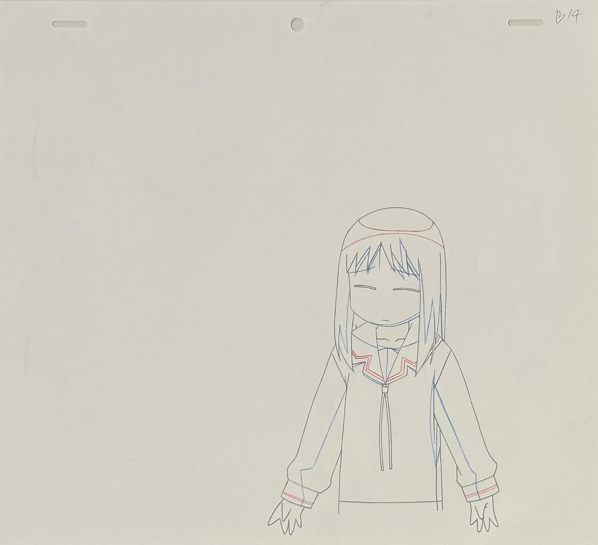 Azumanga Daioh Original Drawing 4 Page set (Kasuga Ayumu, Kagura)