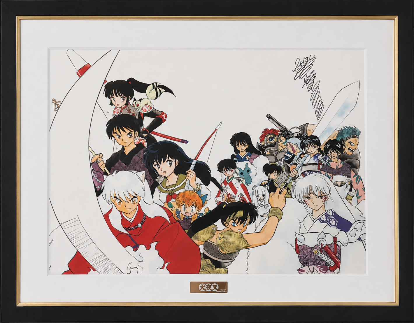 Reproducción limitada de Inuyasha (personajes principales)