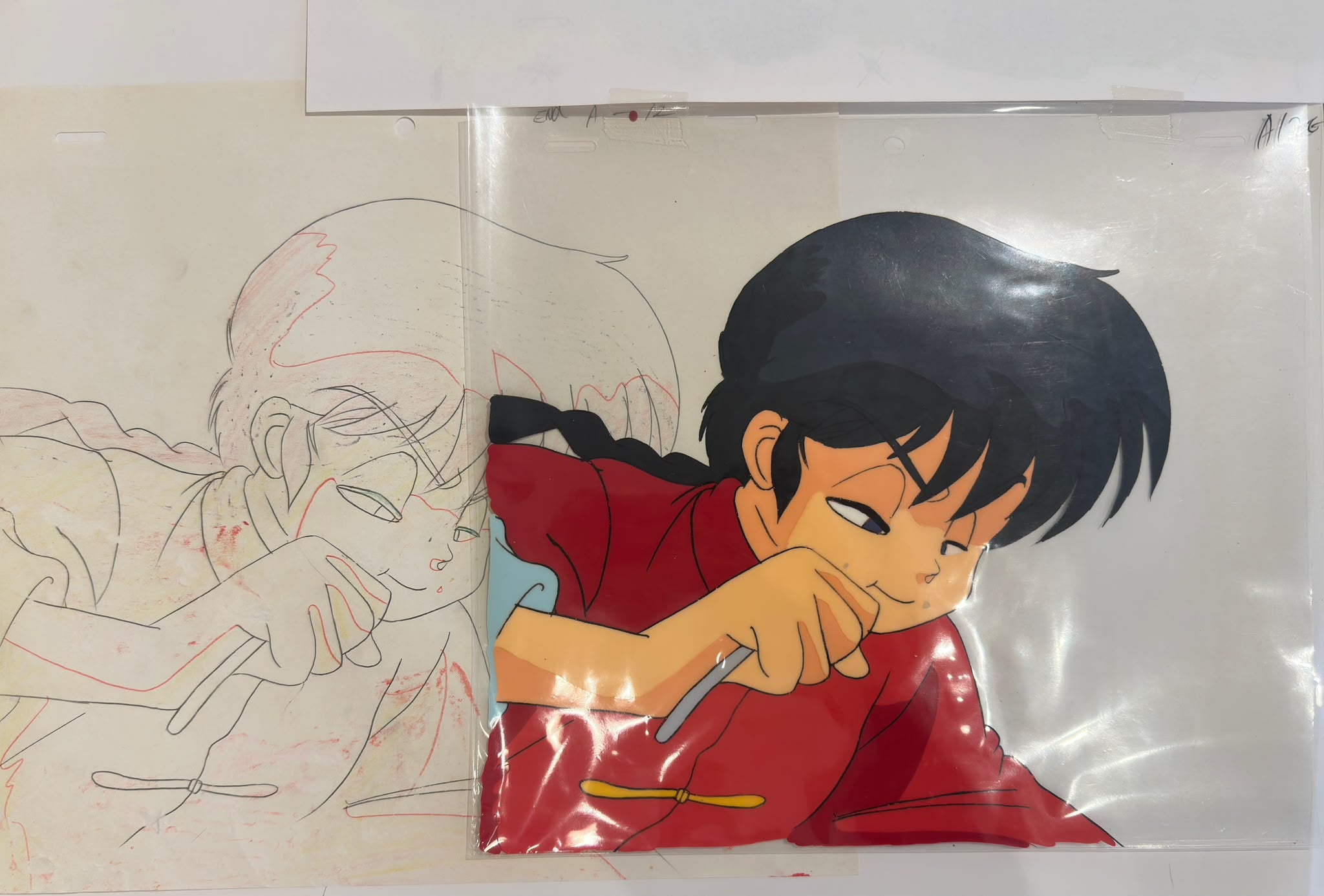 Ranma1/2 Original Drawing & Cel (Ranma Saotome)