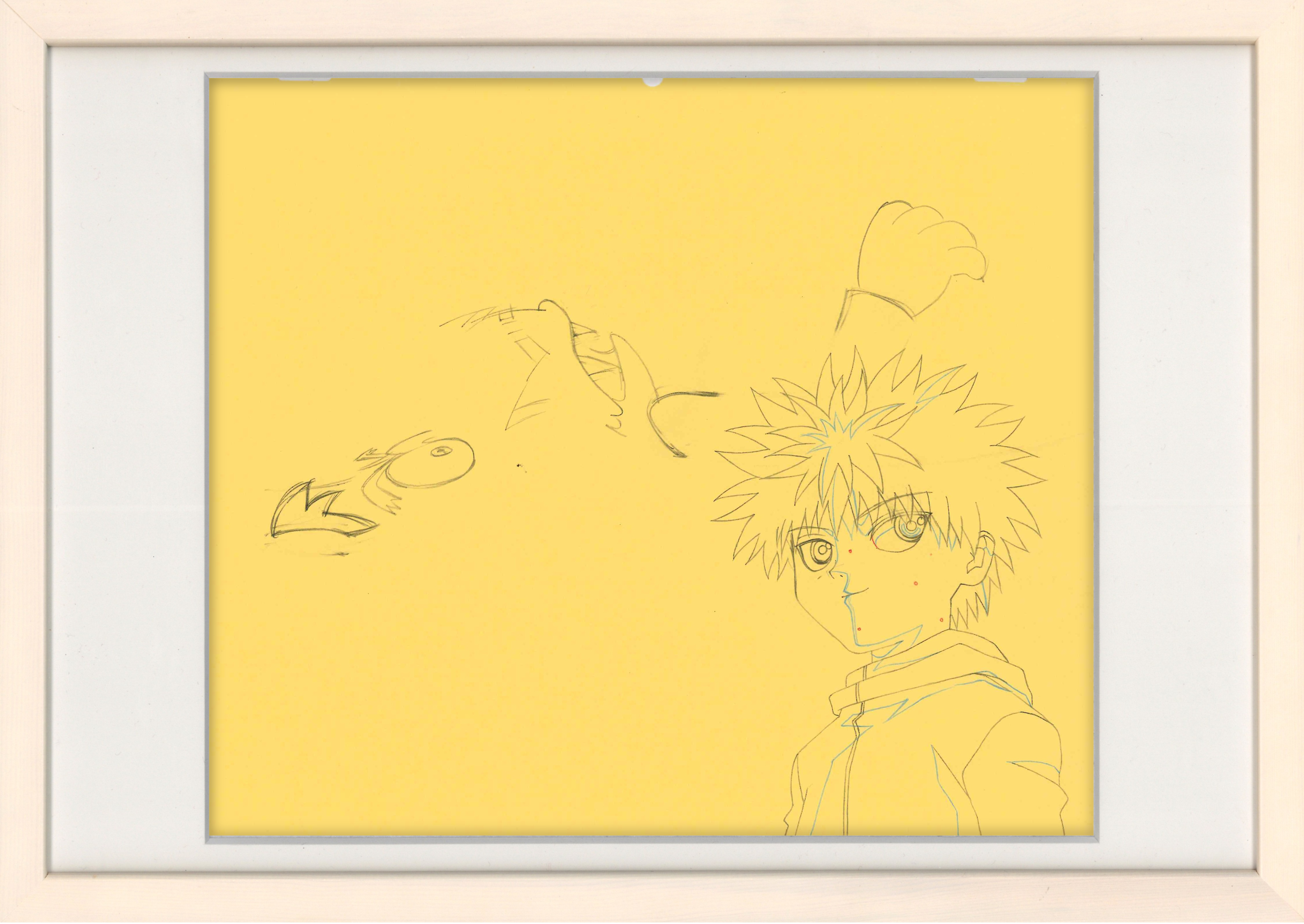 Hunter x Hunter (1999 Series) Original Genga (Killua Zoldyck) 2-Piece Set
