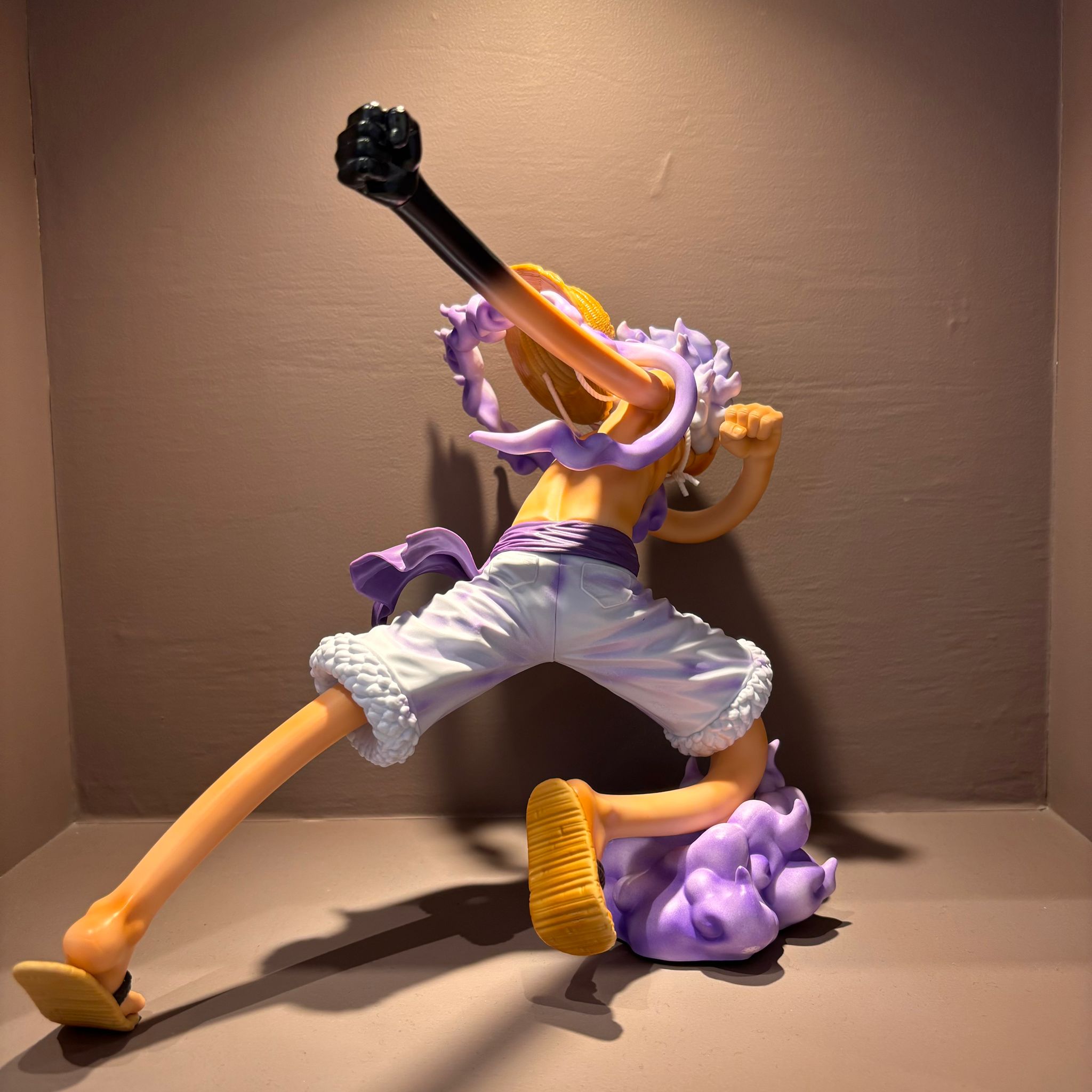 One Piece Luffy Gear 5 Repainted Figure