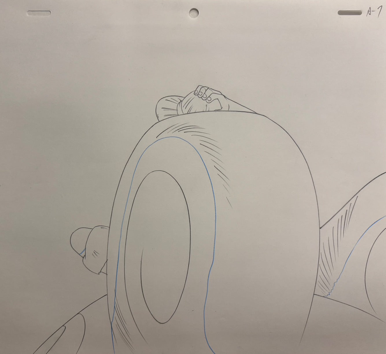 One Piece Original 4 Page Sketch (Luffy)
