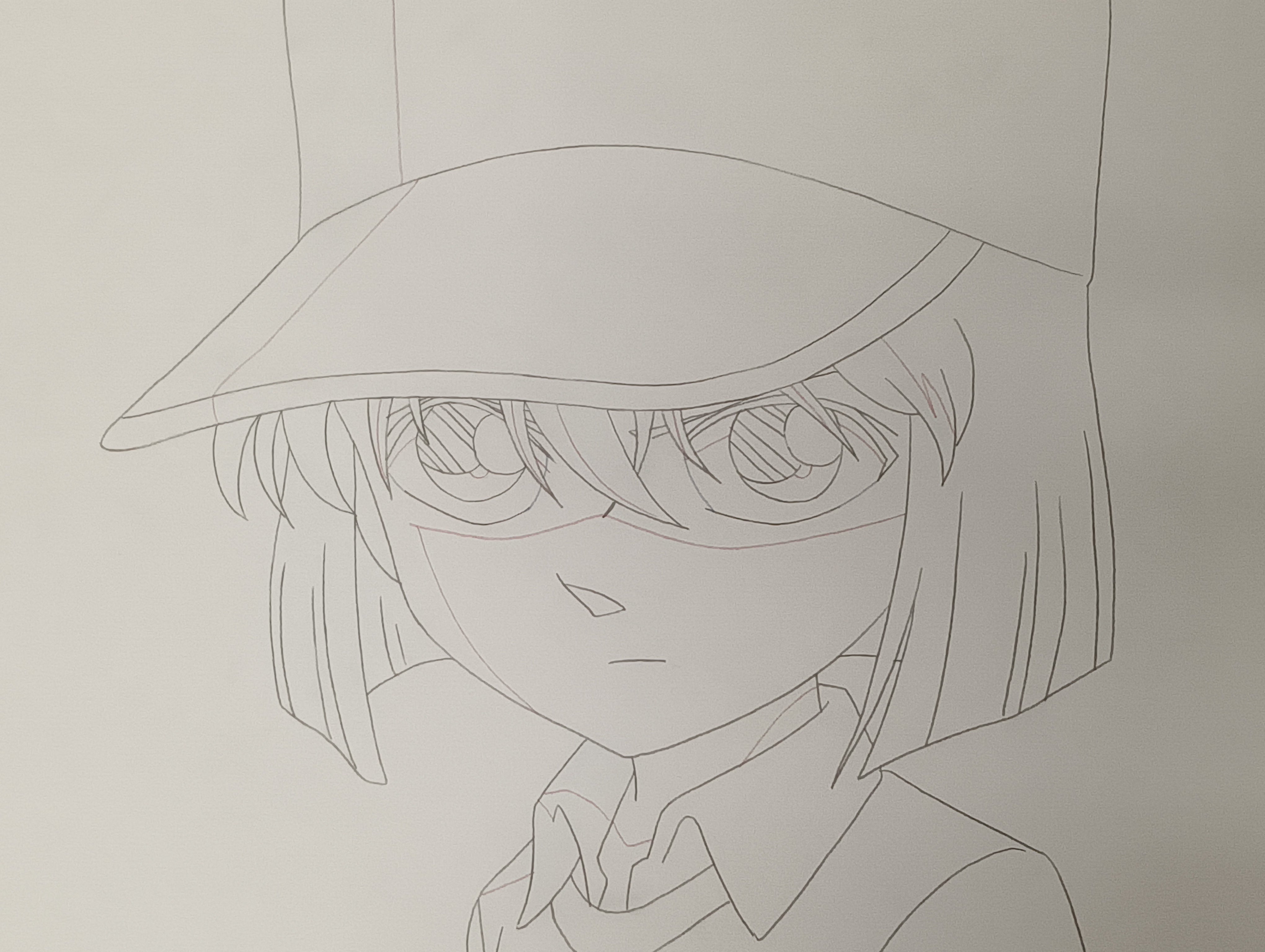 Detective Conan Original Sketch (Haibara Ai)