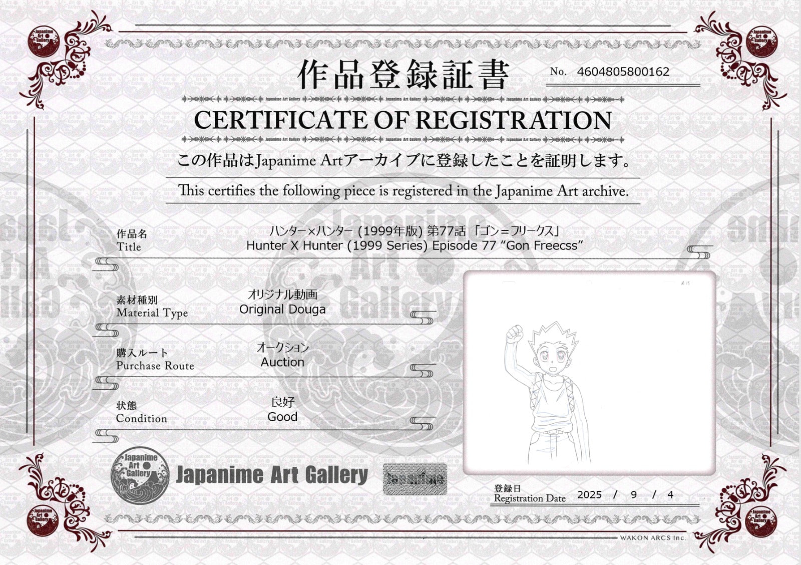 Hunter x Hunter - dôga original (Gon Freecss)