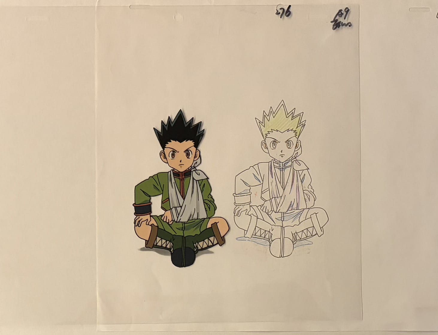 Hunter x Hunter Original Sketch, Cel and Background (Gon)