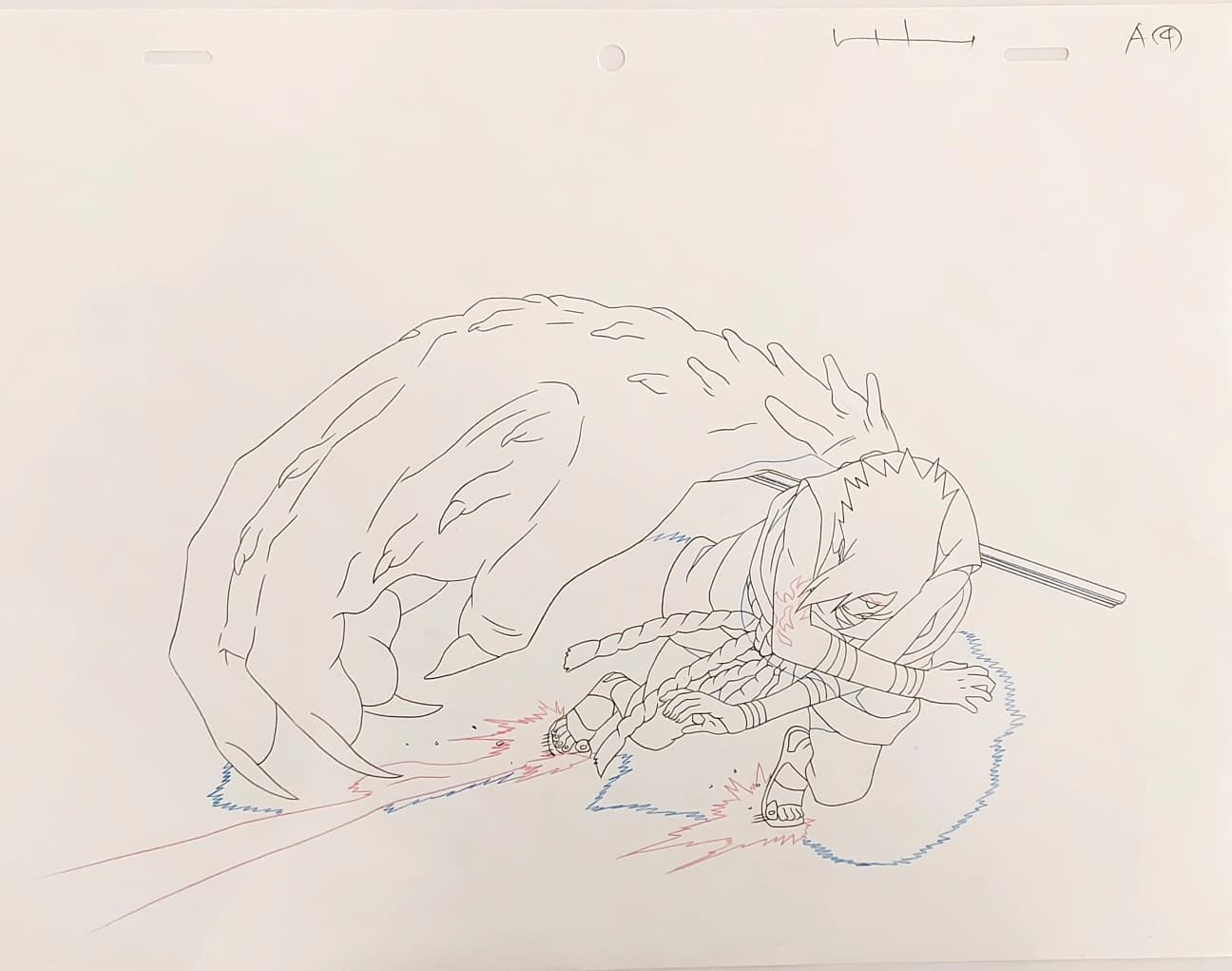 Naruto Original Sketch (Sasuke)