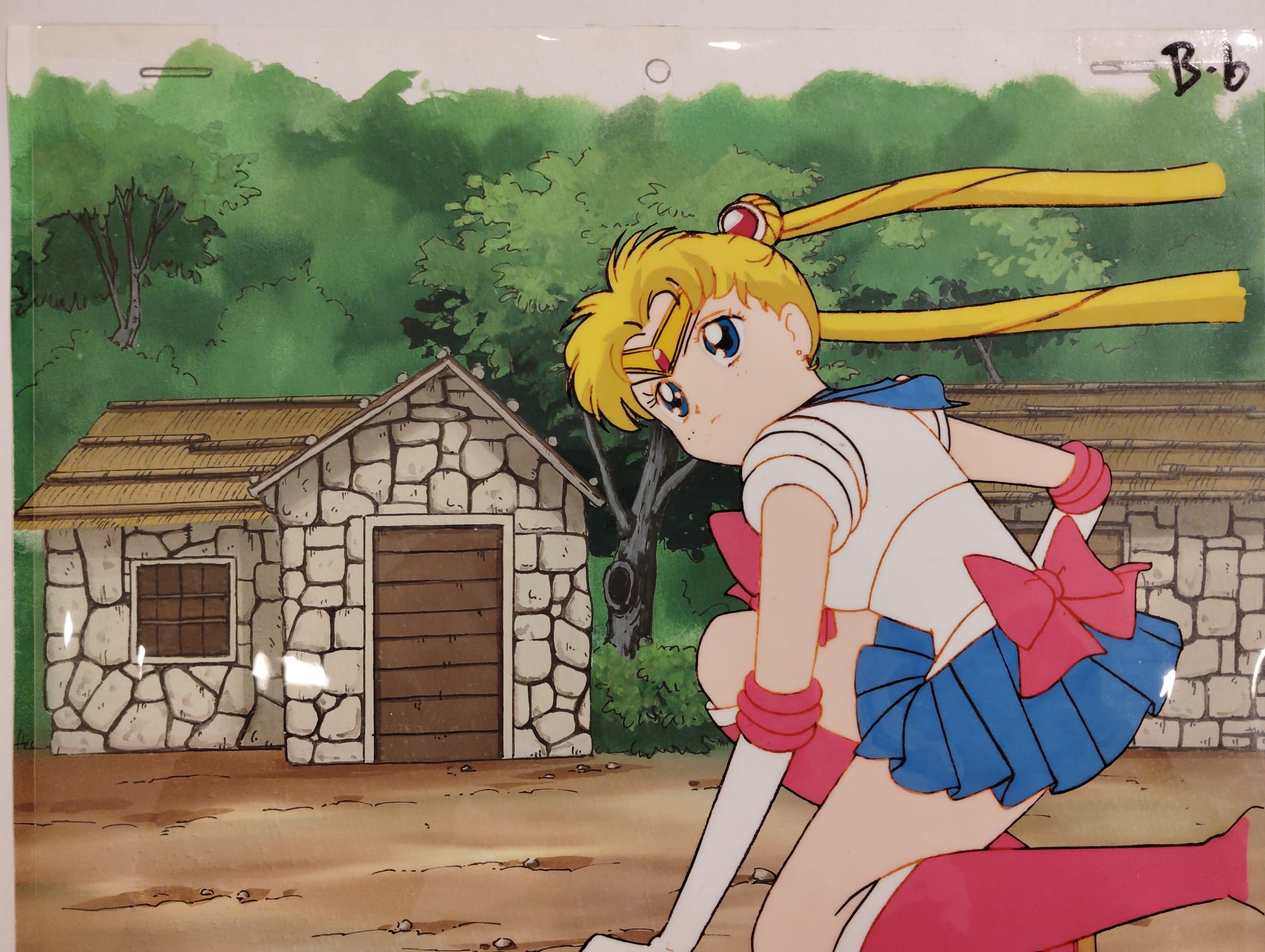 Sailor Moon Original  Cel, Drawing & Background (Serena Tsukino/Usagi Tsukino)