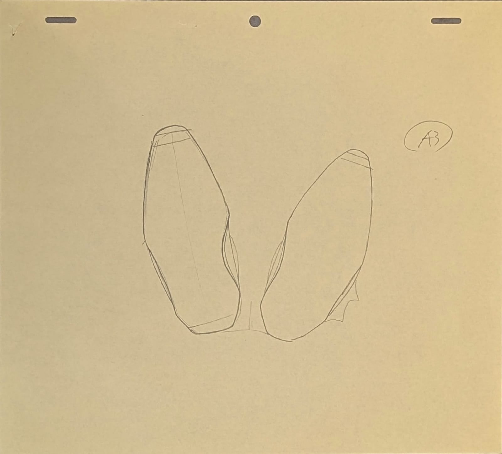 Dragonball Original Drawing (Son Goku) 2-page set & Layout Copy