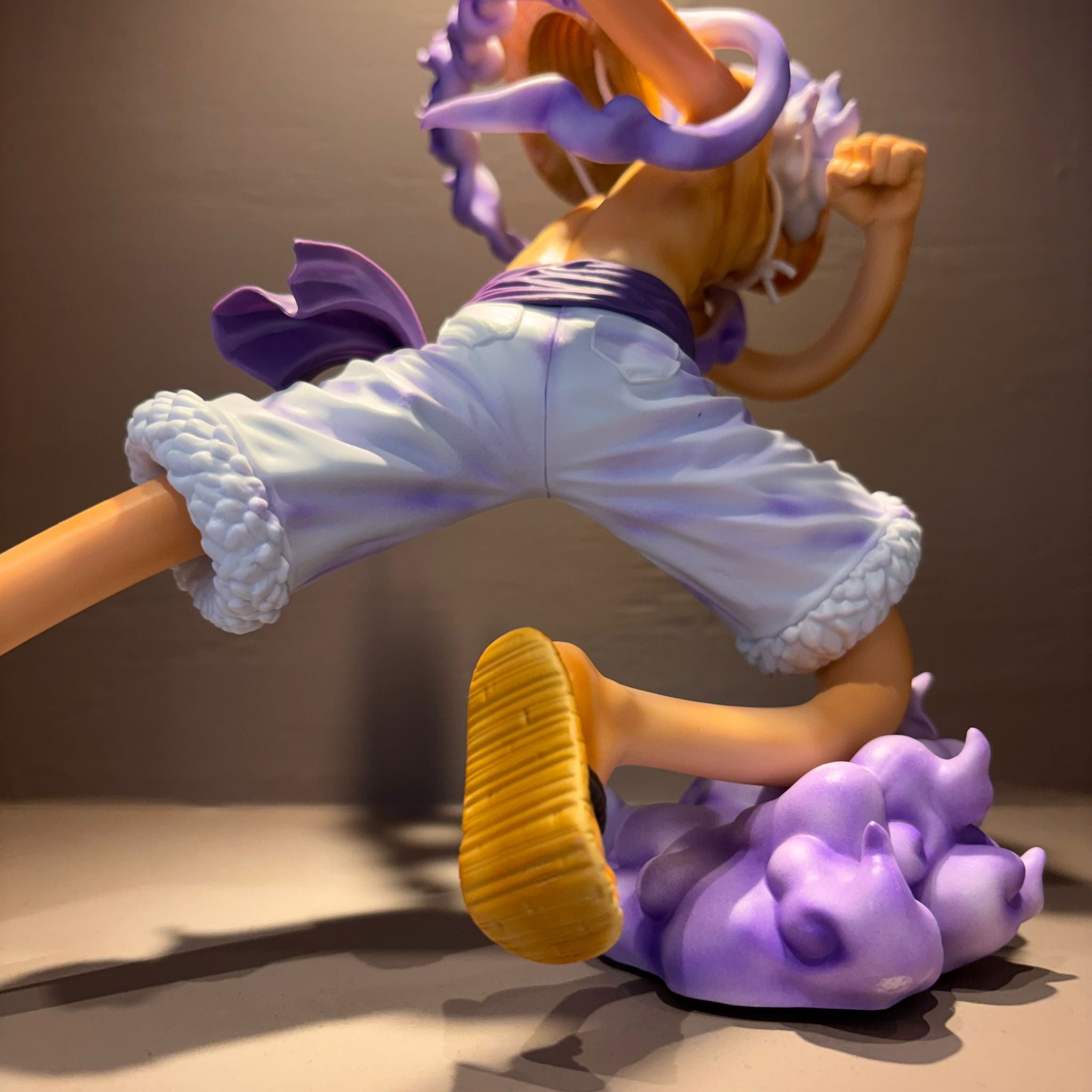 One Piece Luffy Gear 5 Repainted Figure